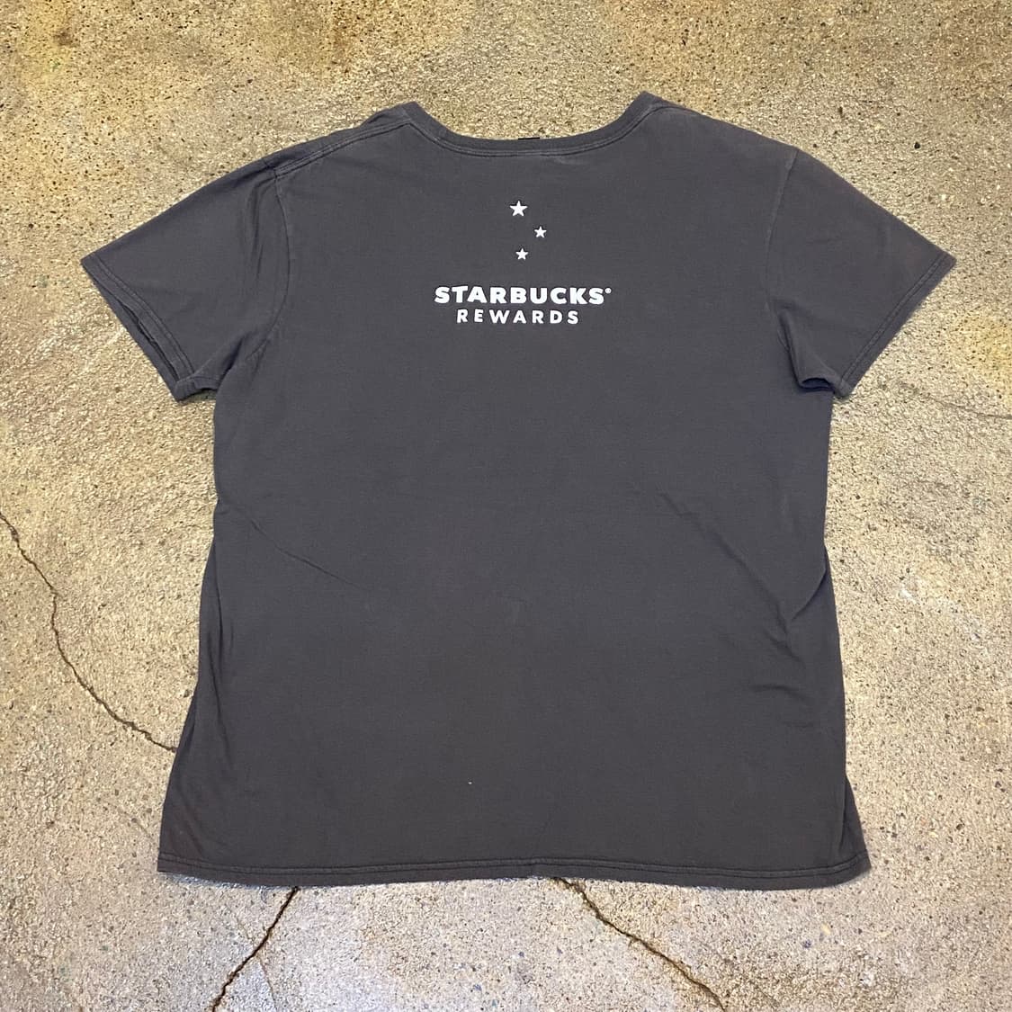 미국 빈티지 스타벅스 커피 프린팅 굿즈티 반팔티 락티셔츠 상품이미지6