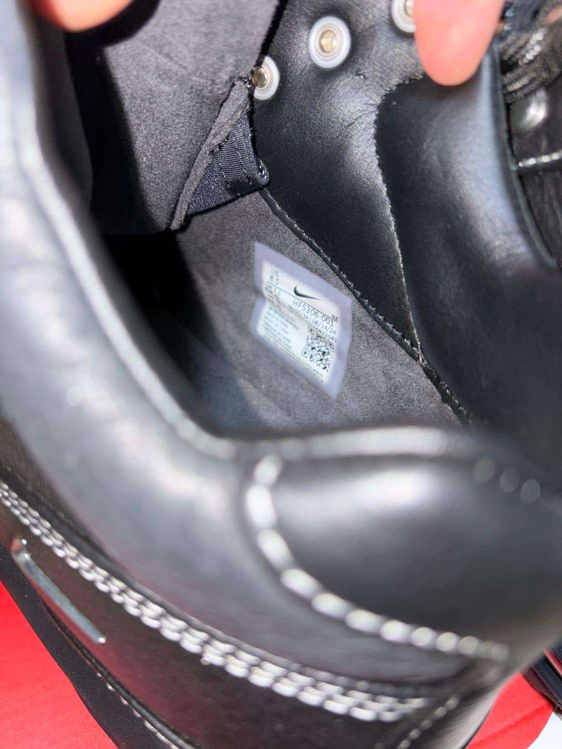 나이키 고아돔 프리미엄 블랙 부츠 265 상품이미지5