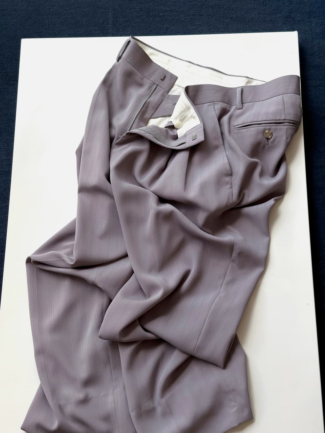 Tropical poly 2 pleats trouser 상품이미지1