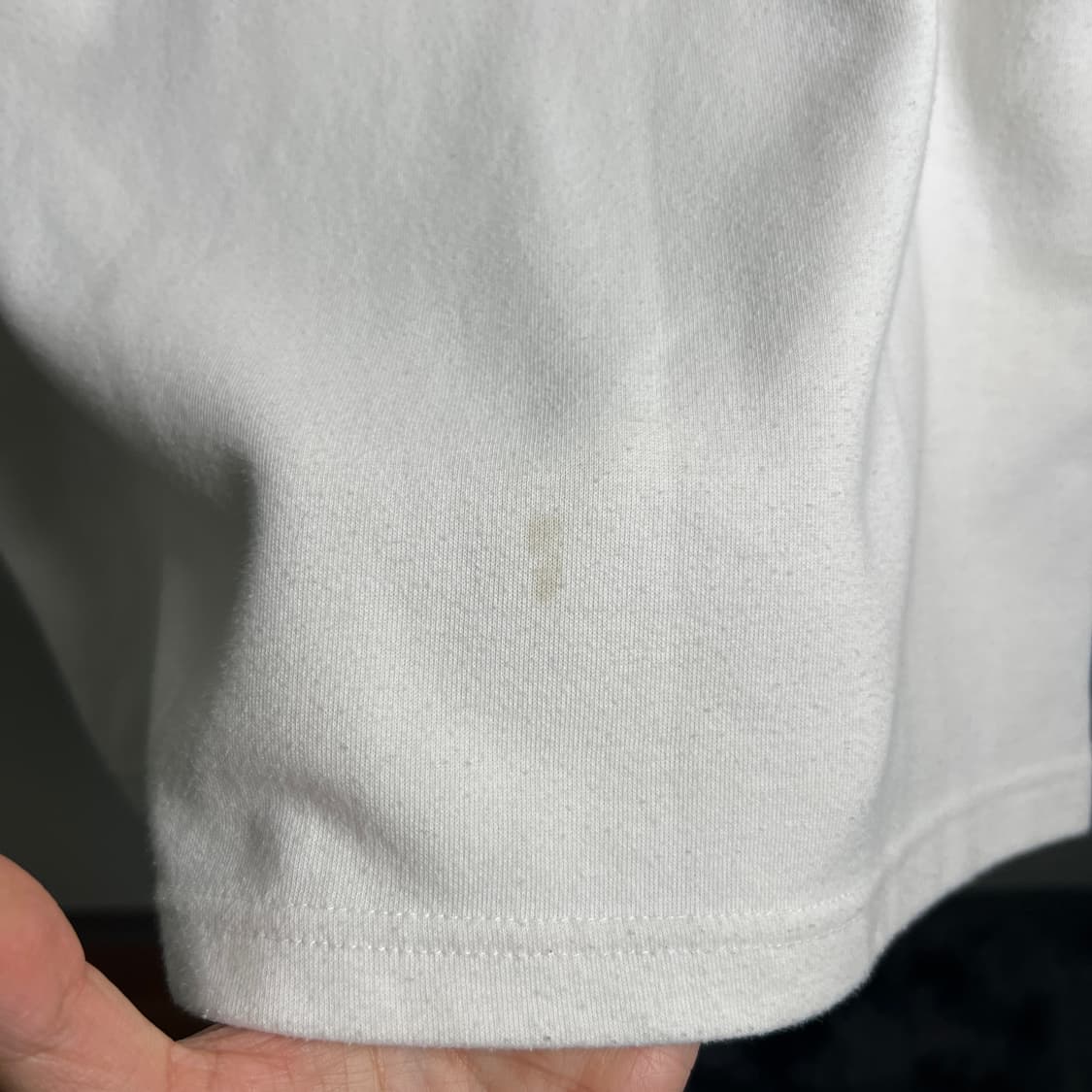 아이앱 스튜디오 화이트 버건디 로고 반팔 티셔츠 L 상품이미지8