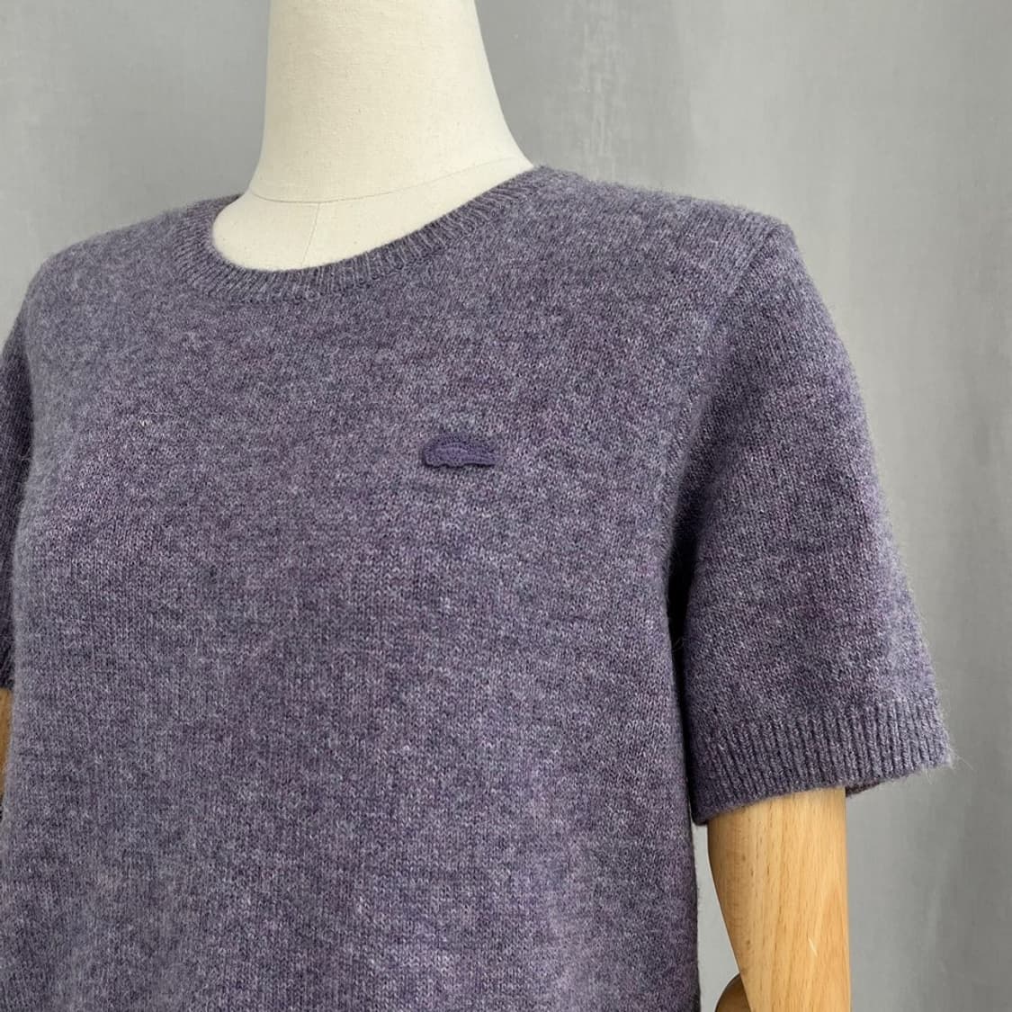 라코스테 니트 반팔 티셔츠/알파카/#3607 상품이미지5