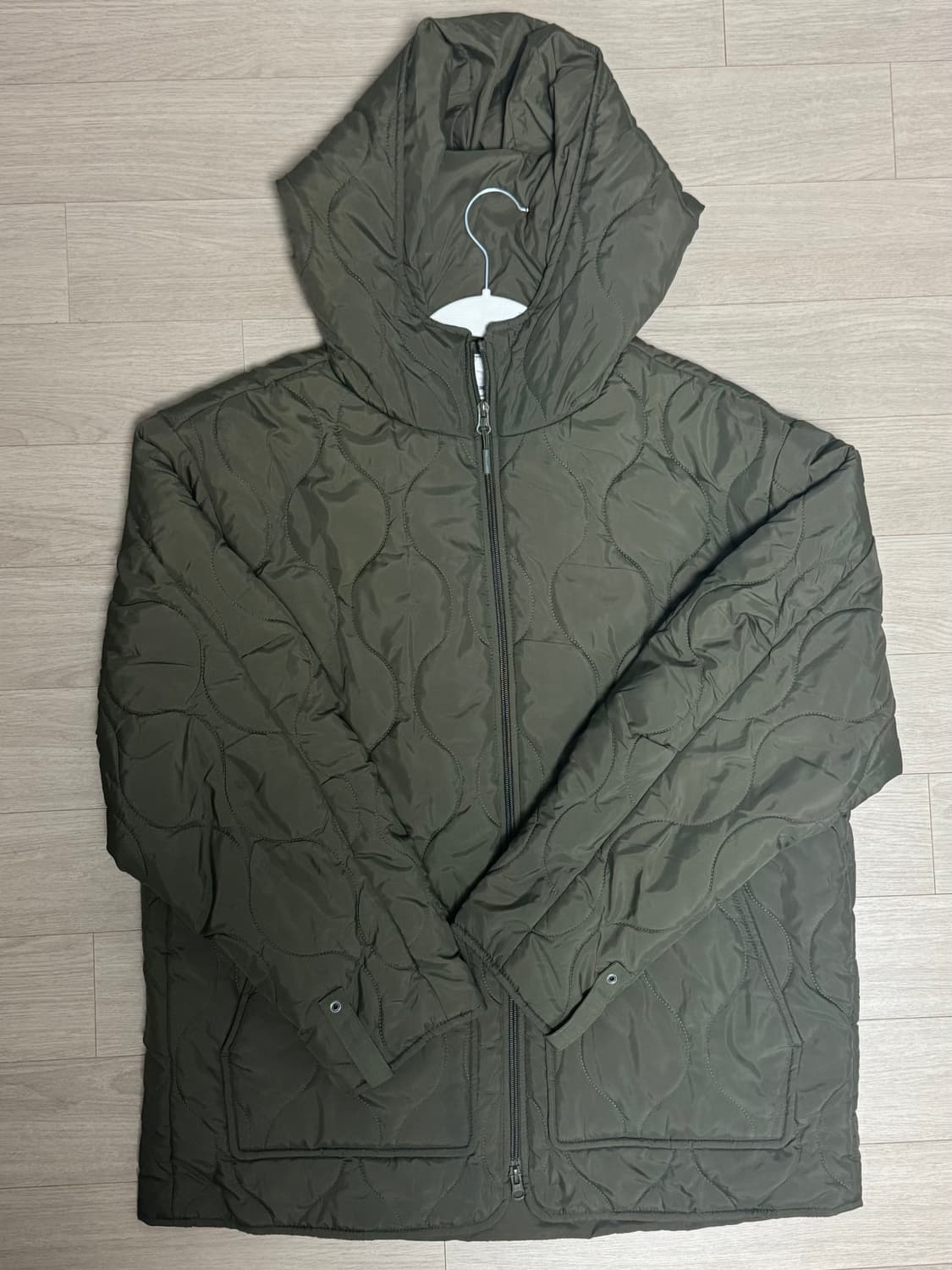 코드그라피 피쉬테일 레이어드 후드 롱파카 상품이미지3