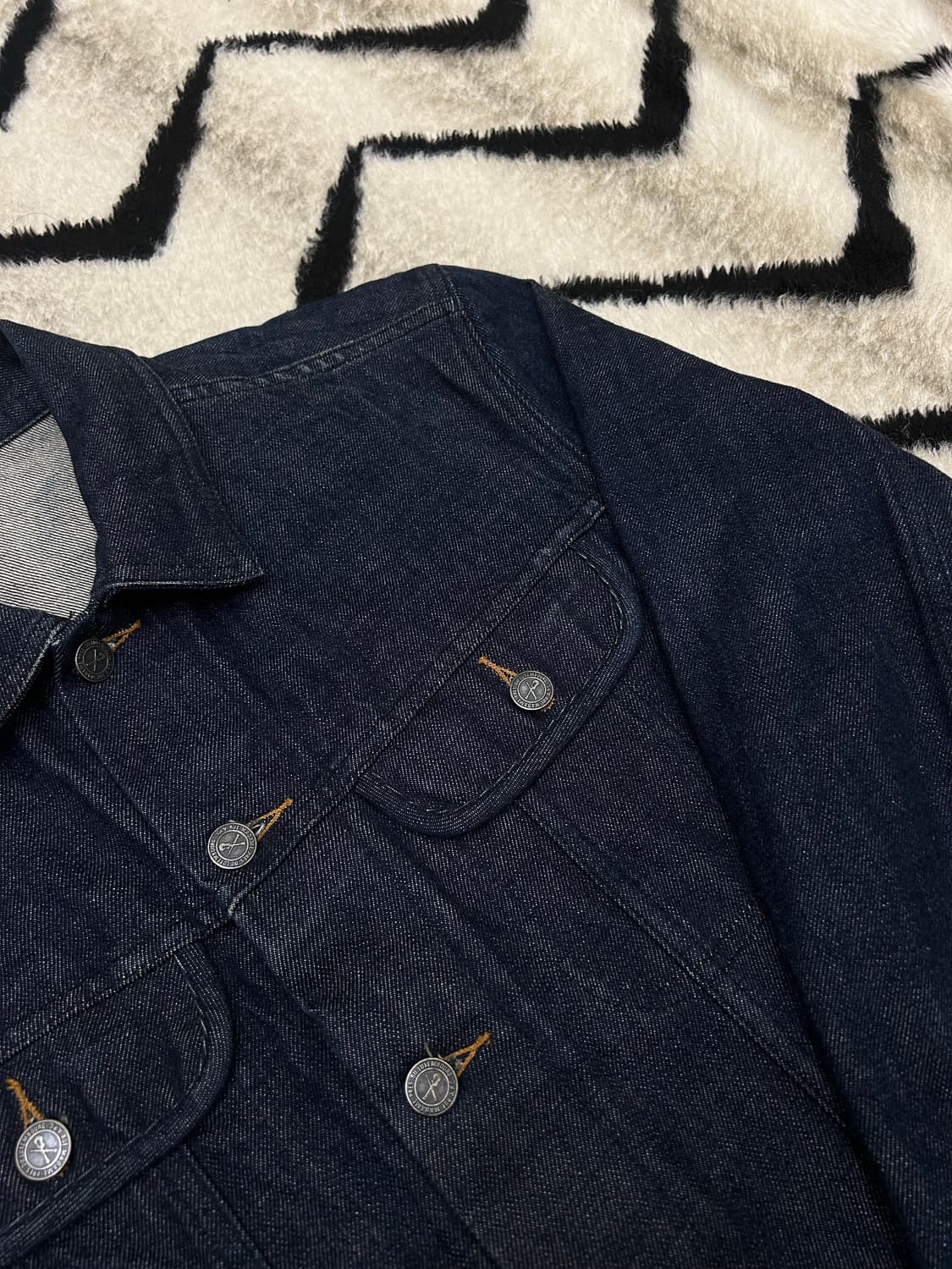 [L]A.P.C 데님 트러커 자켓/인디고 상품이미지1