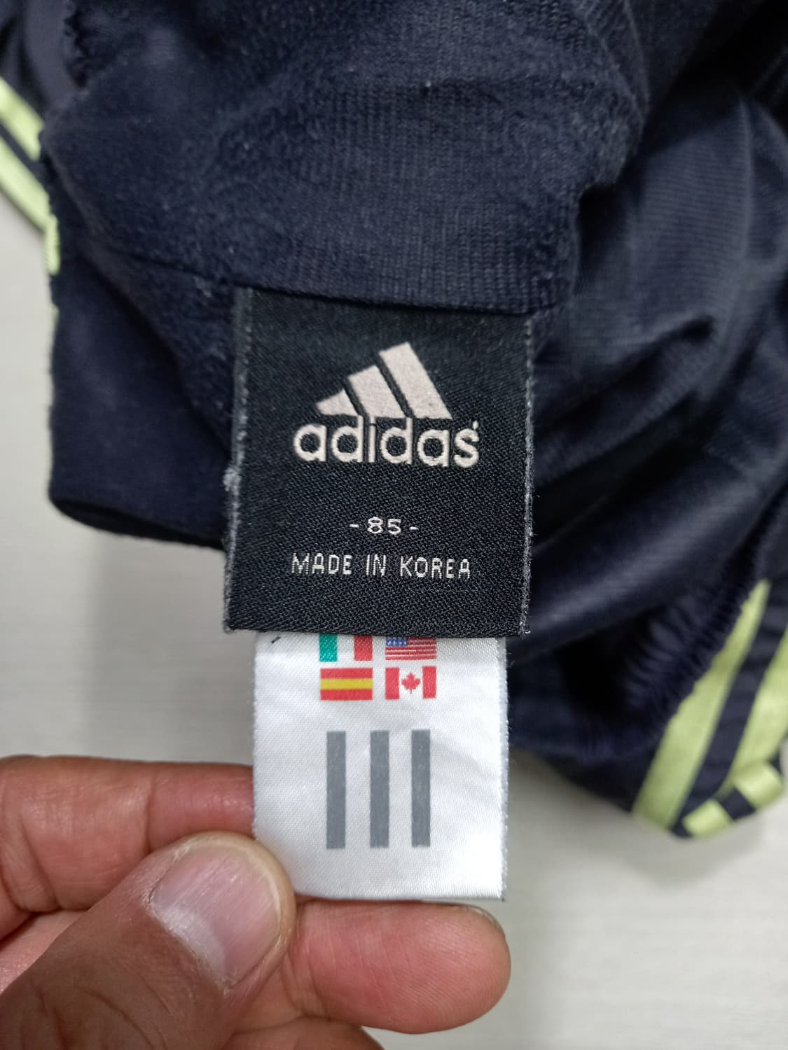 30 adidas Kor 봄가을용 트레이닝하의 다크네이비 30-133 상품이미지6