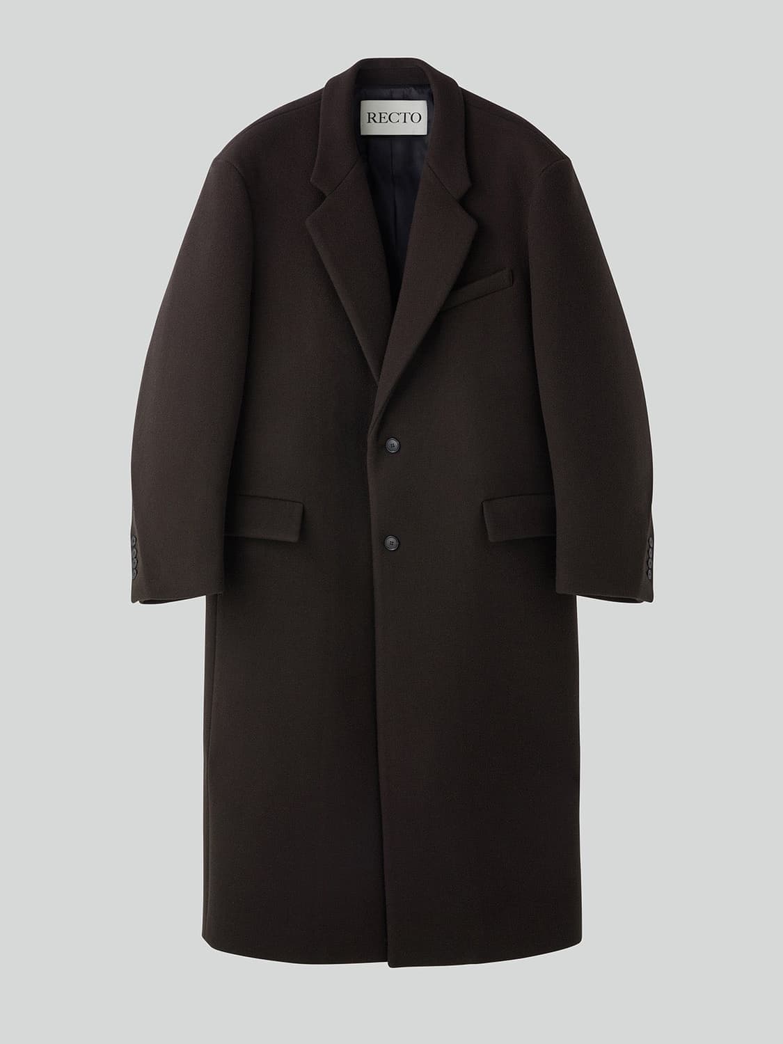 렉토 타스마니아 코트 다크브라운 s 상품이미지2