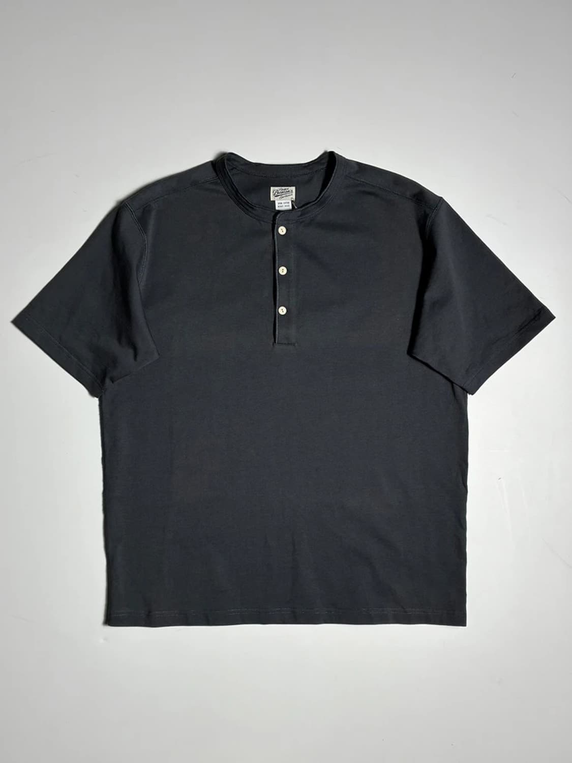 브론슨 Bronson 코튼 헨리넥 반팔 티셔츠 R1576 상품이미지1