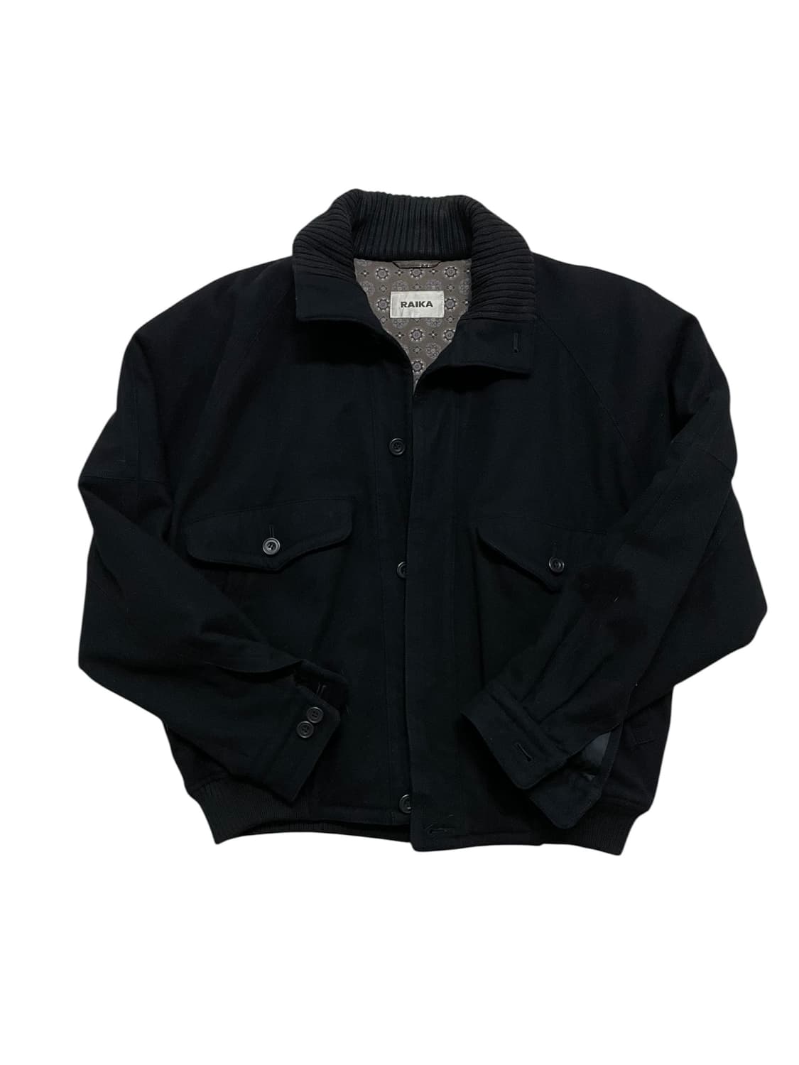 Jpn 울 하이넥 봄버자켓 00s일본빈티지갸루미세키서울코이세이오캐피탈st 상품이미지7