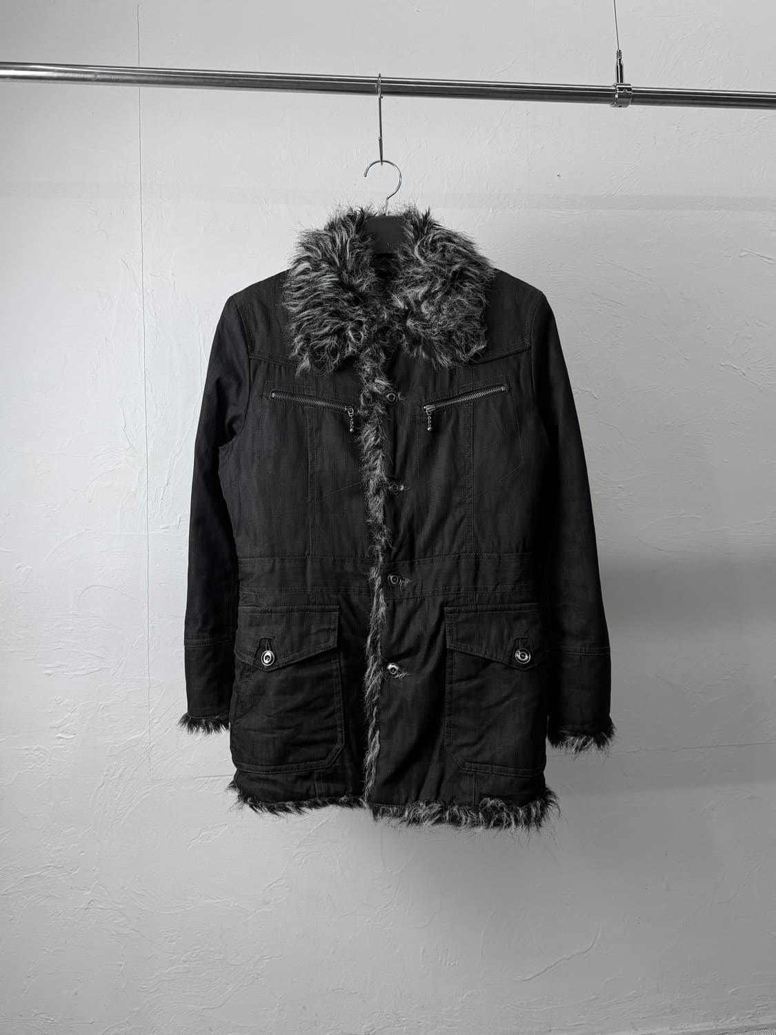 Nicole Club For Men 퍼 자켓 상품이미지1