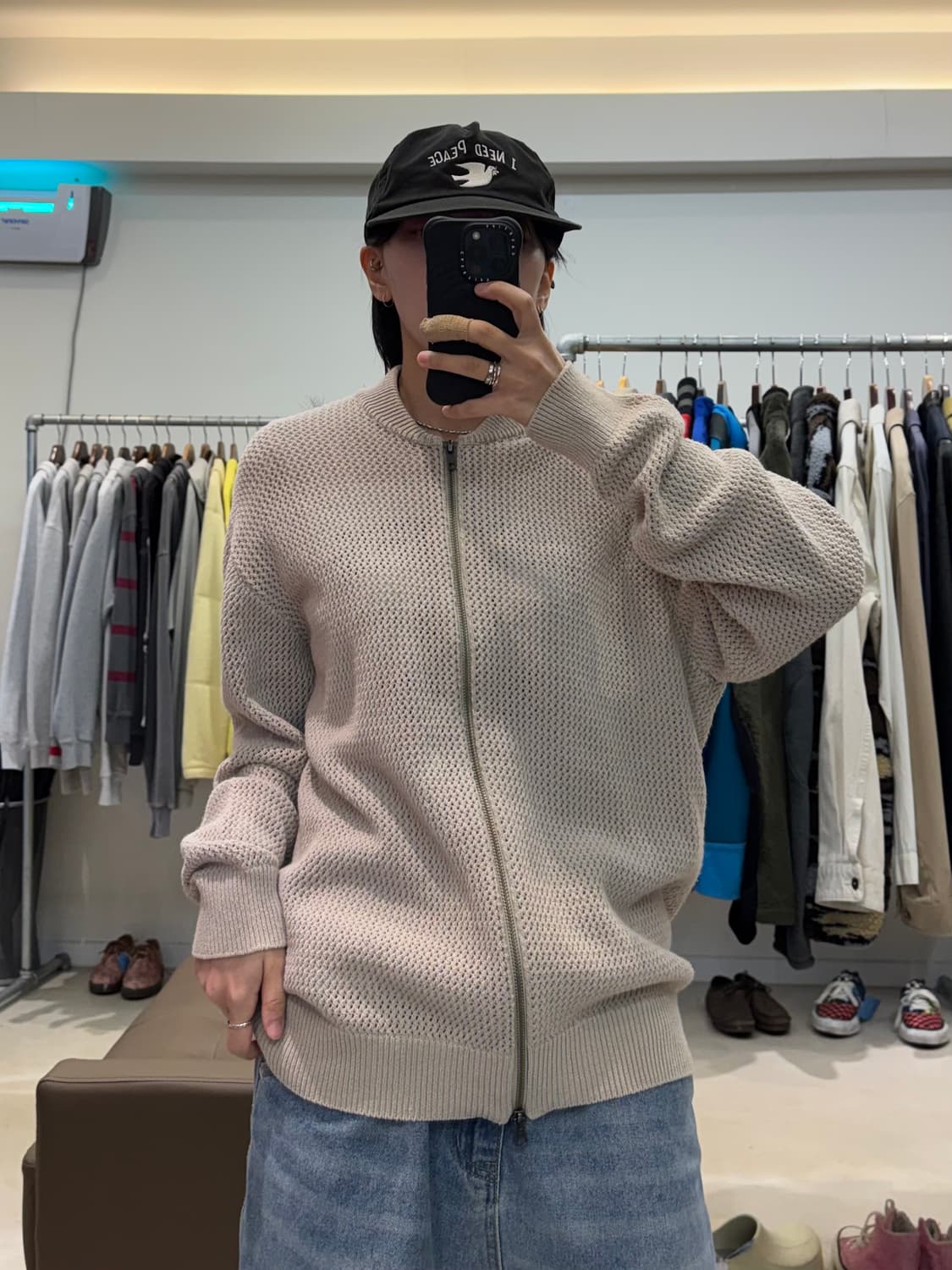 디스이즈네버댓 니트 집업 상품이미지7