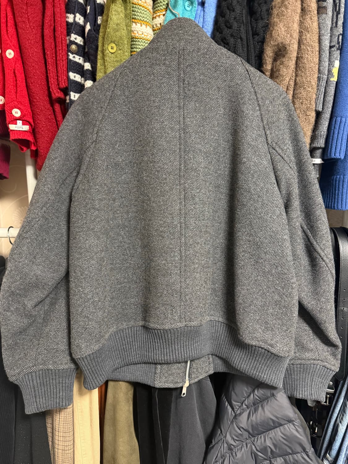 애프터프레이 해링턴 차콜 자켓팝니다 상품이미지2