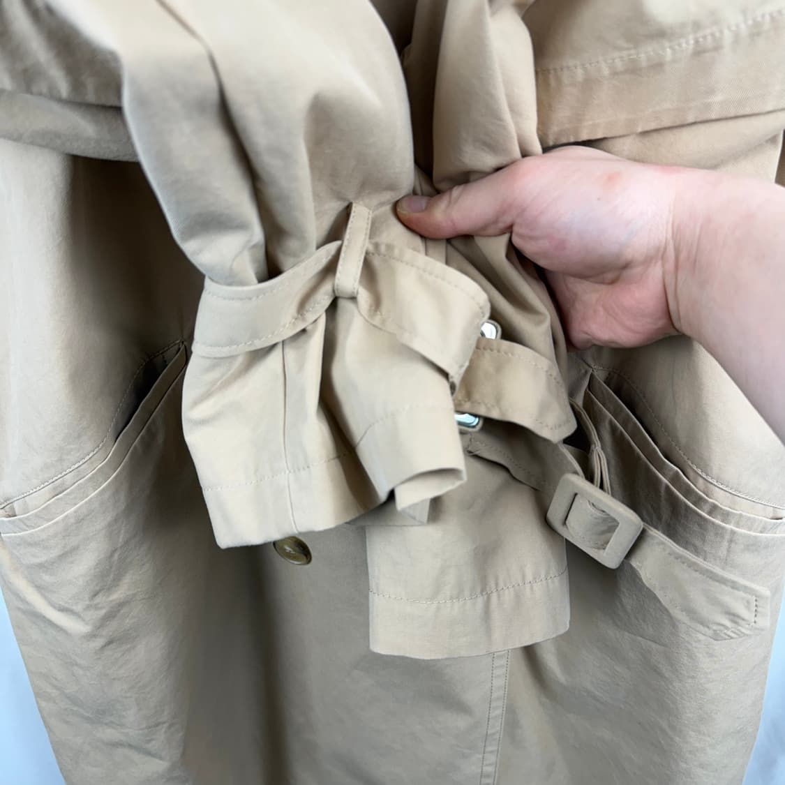 (55) 듀엘 우먼스 트렌치 코트 베이지 상품이미지4