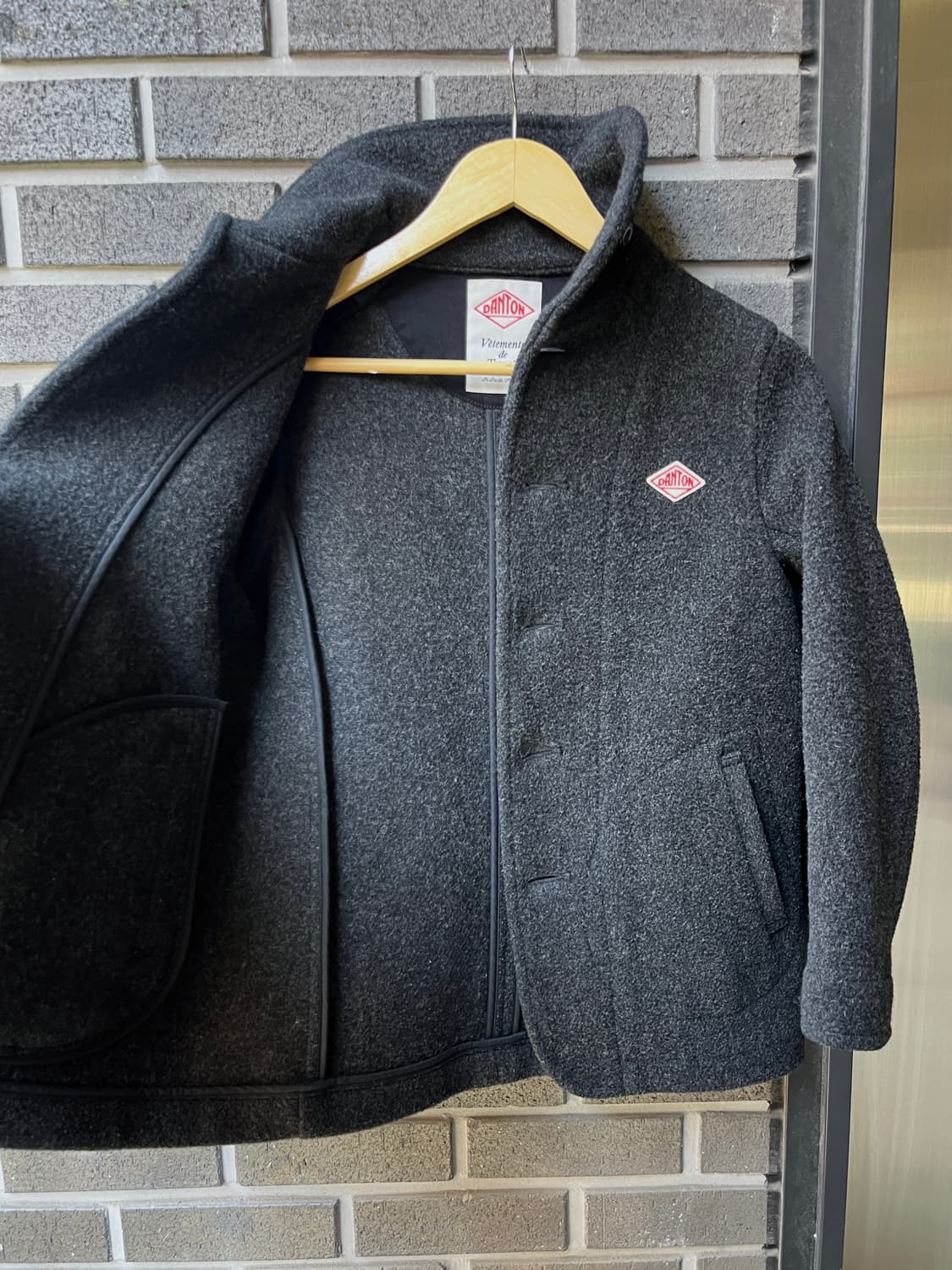 Danton 단톤 울 코트 다크그레이 34 상품이미지8