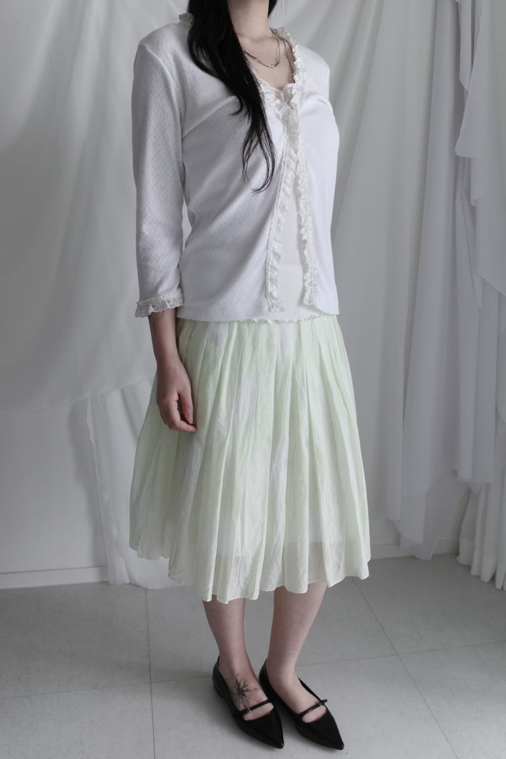 theory) water pleats skirt  상품이미지6