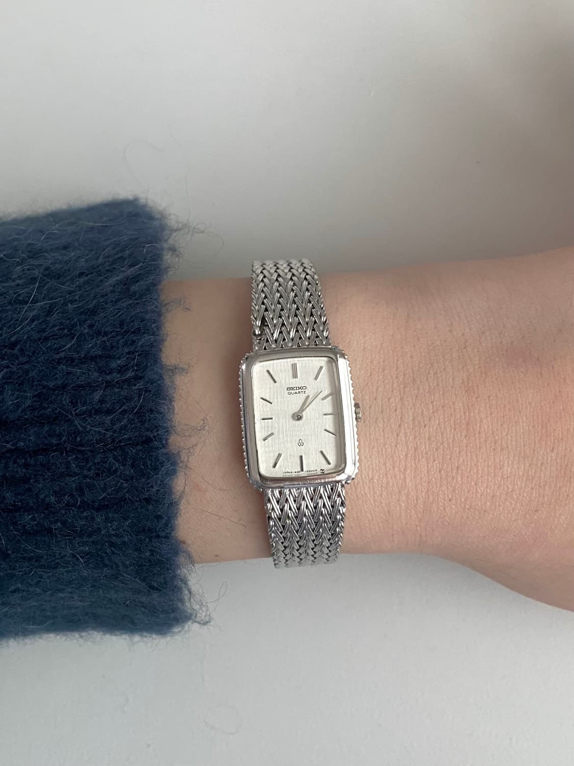 Seiko 세이코 스퀘어 실버 체인 쿼츠 레이디스 상품이미지9