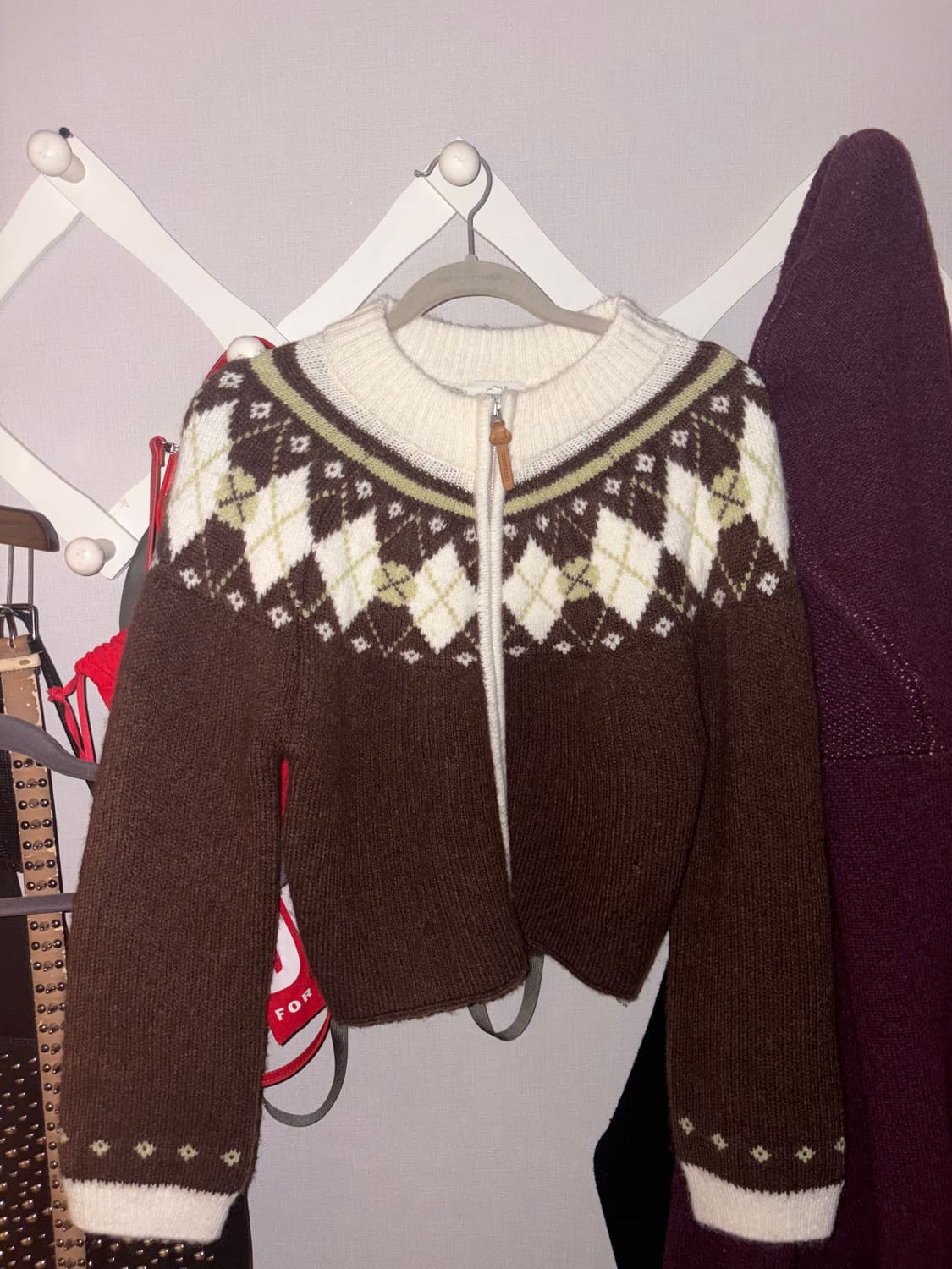 커버낫 노르딕 집업 니트 가디건 상품이미지3