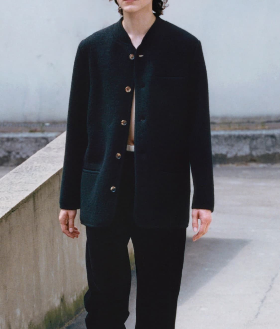 L) RIER 리에르 워커 자켓 블랙 상품이미지8