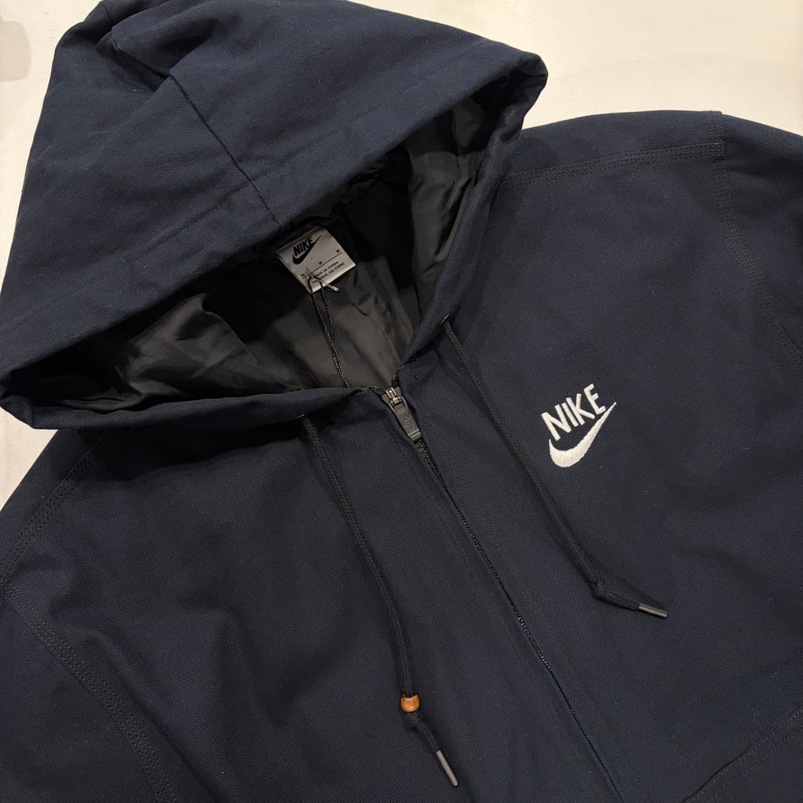 [M] 나이키 해브어나이키데이 블랙 후드 워크 집업 자켓 D880 상품이미지3