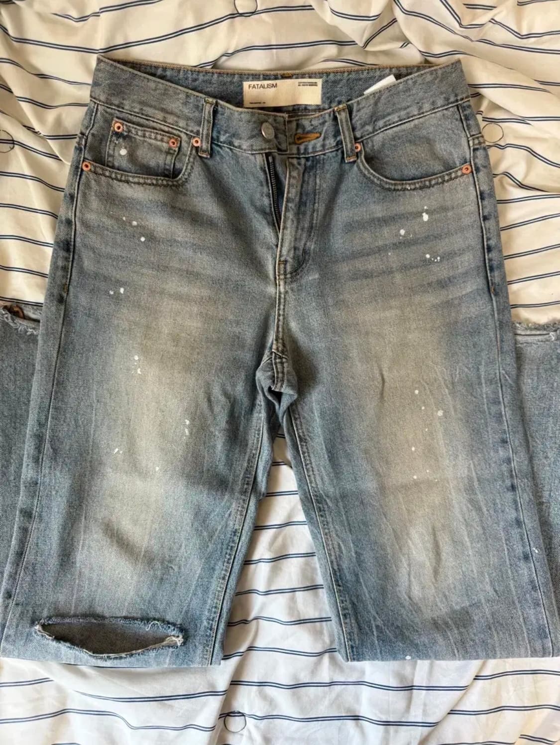 [페이탈리즘] #0237 trabus paint jeans 46 상품이미지3