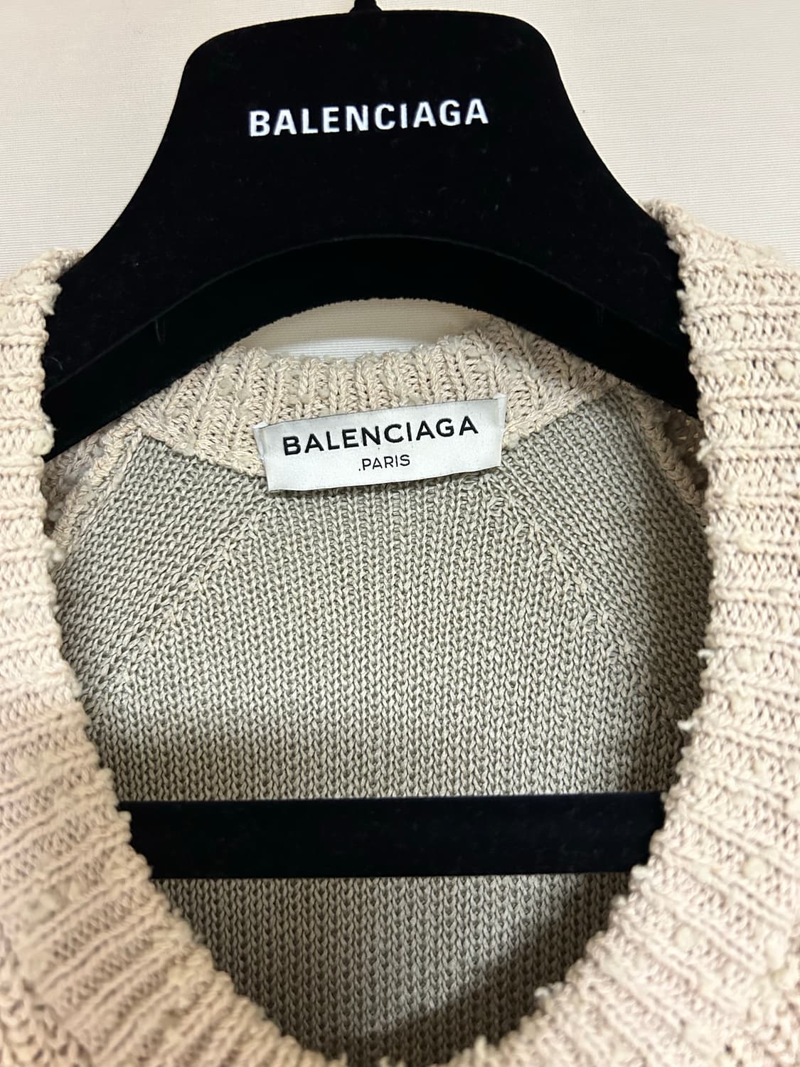 Balenciaga sweater green beige 상품이미지2