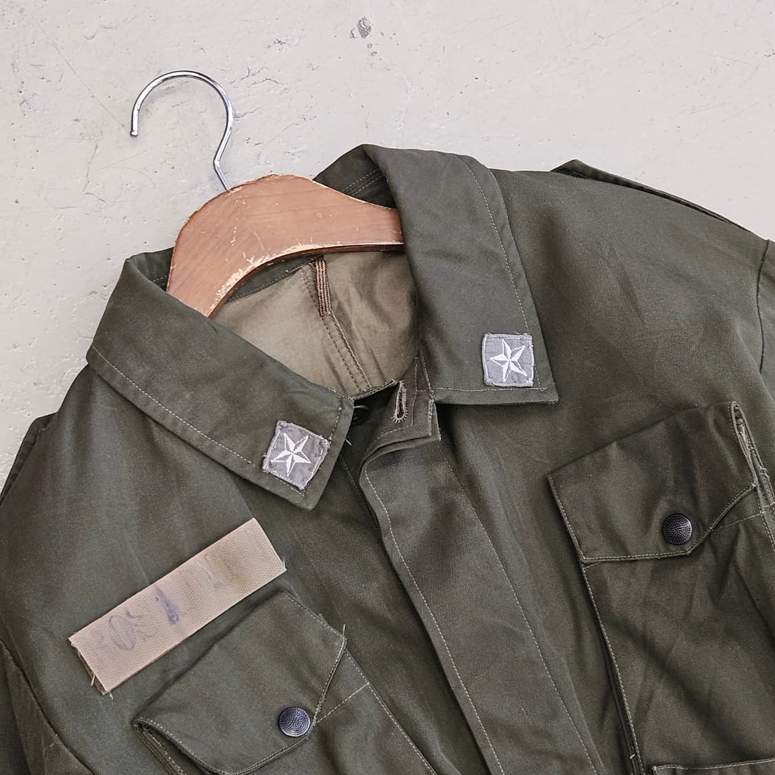 80's 이태리 군복 밀리터리 야상 필드자켓 L 상품이미지2
