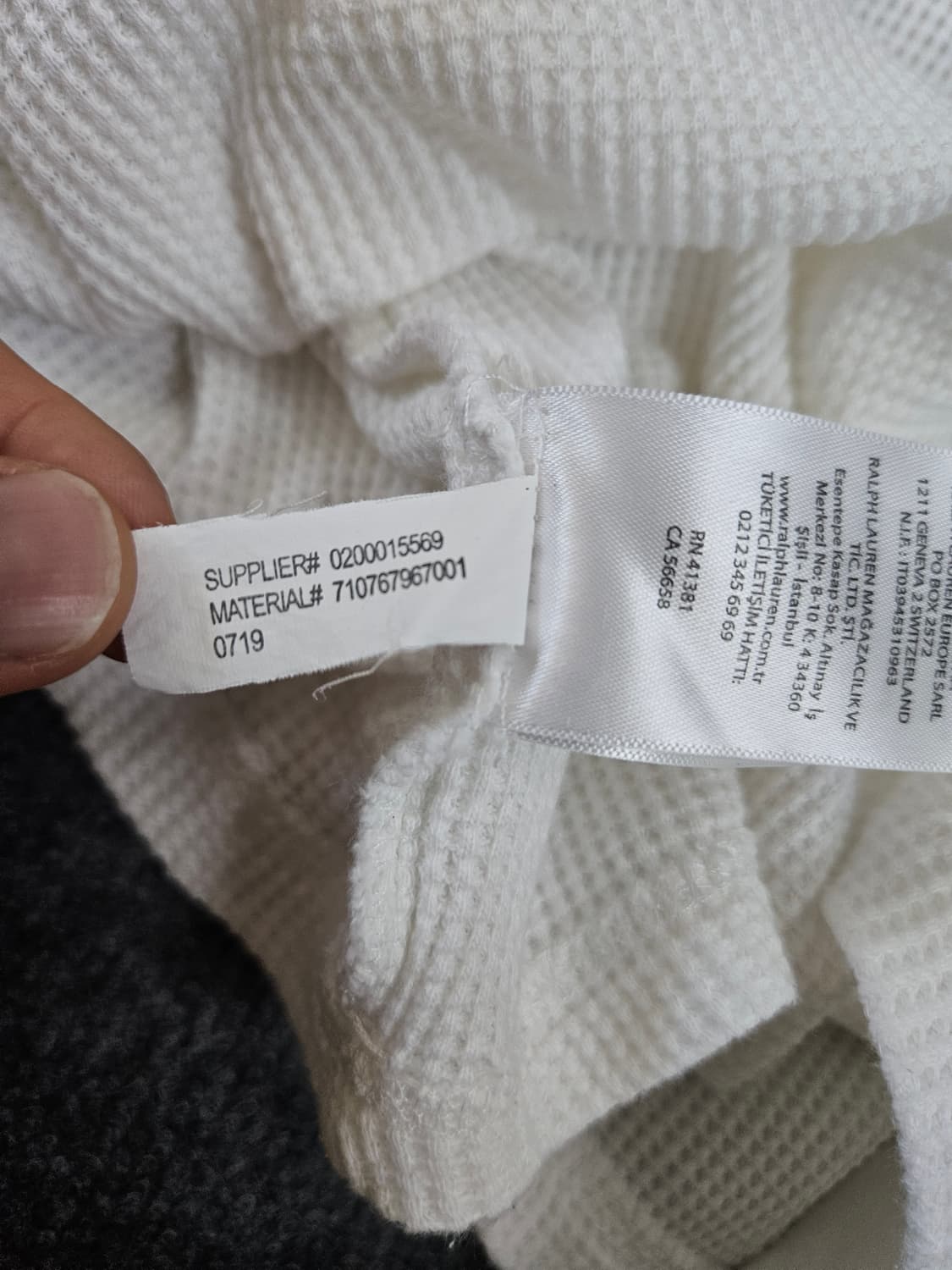 폴로 랄프로렌 화이트 와플셔츠 2XL 급처 상품이미지9