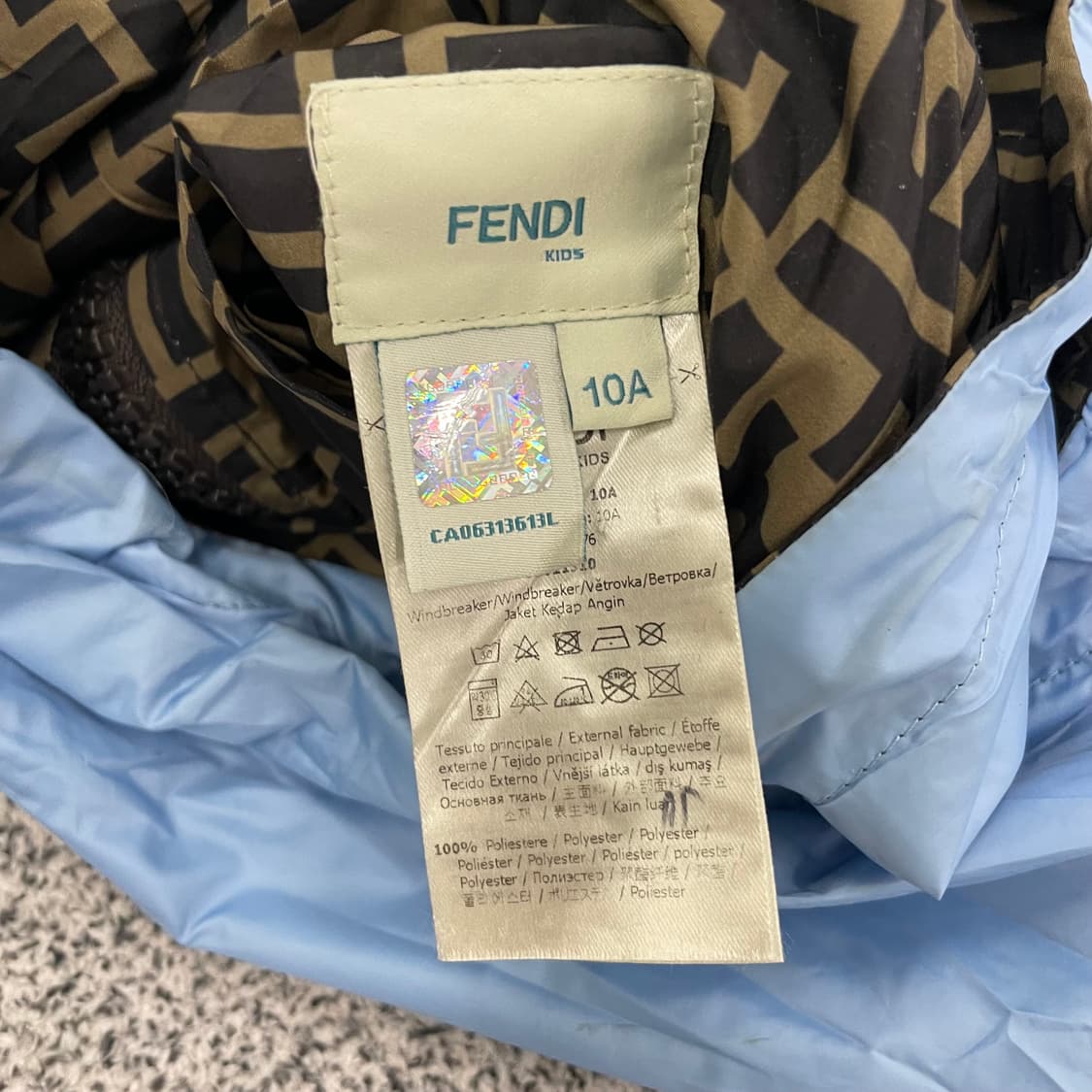 펜디 키즈 리버시블 바람막이 자켓 0206S 상품이미지3