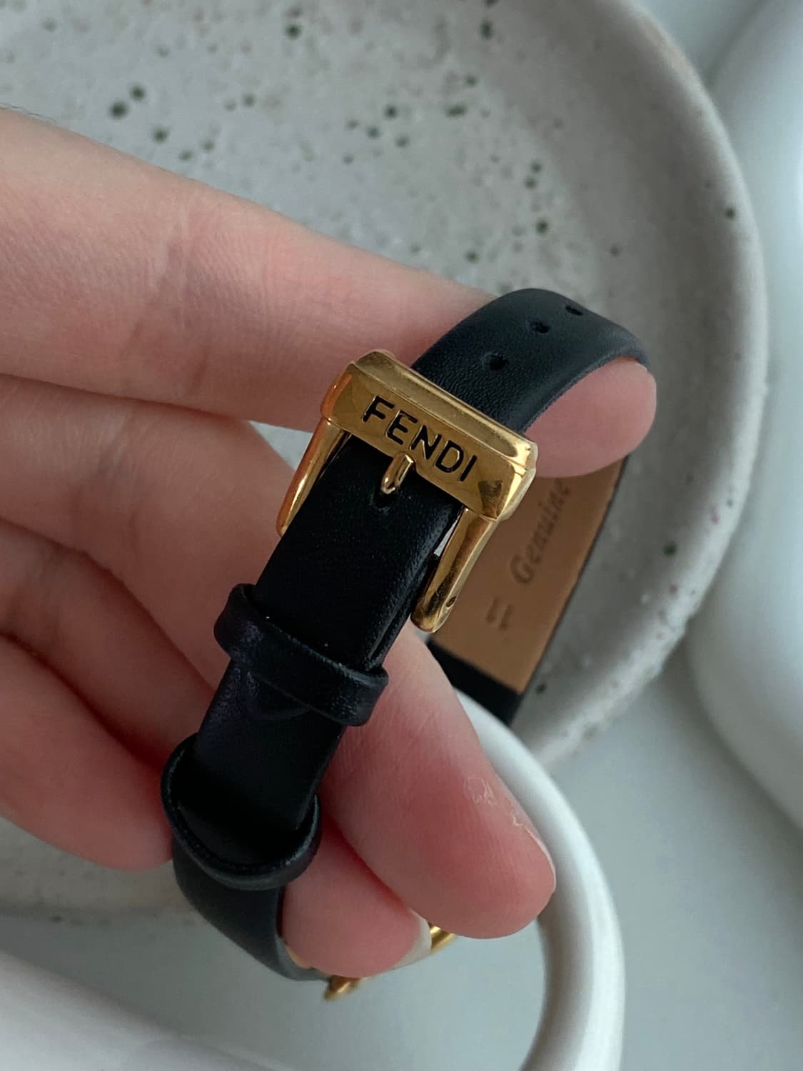 Fendi 펜디 오라치오 골드 카보숑 쿼츠 레이디스 상품이미지7