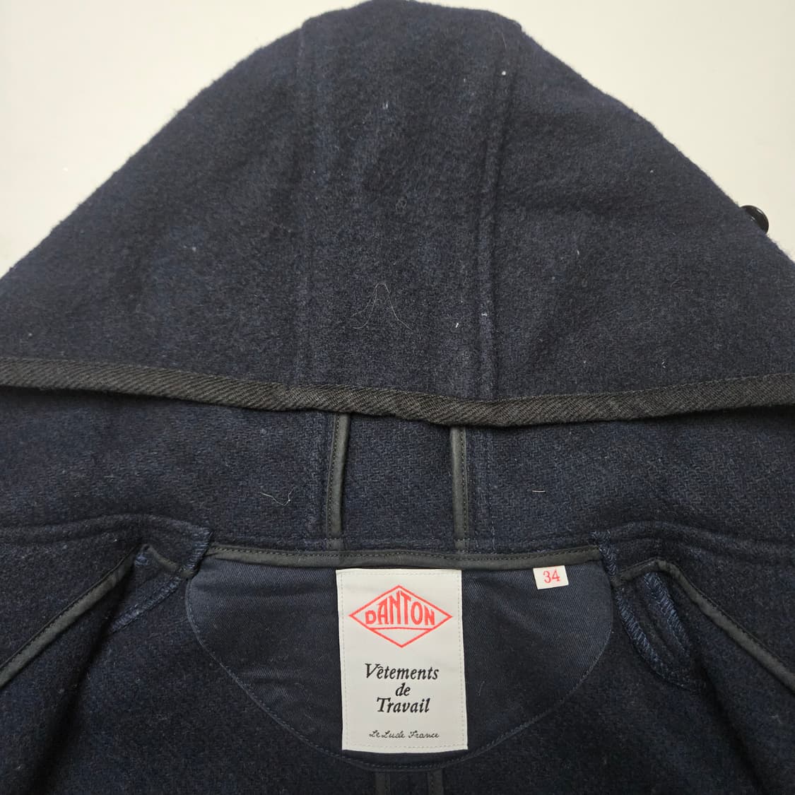 (무료배송) 단톤 울후드 자켓 / 네이비 /34사이즈 상품이미지7