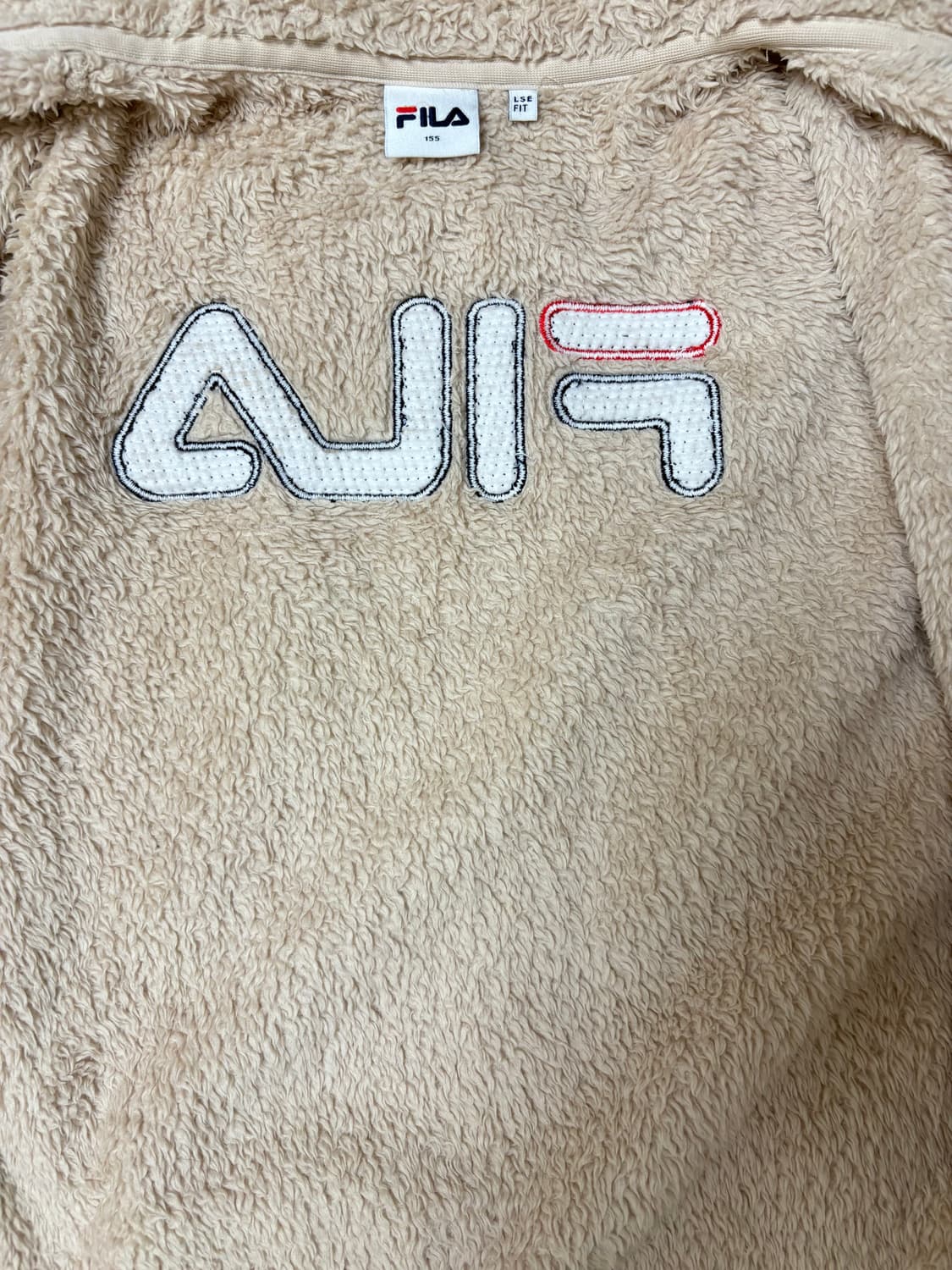 휠라 플리스 자켓 S-M 상품이미지3