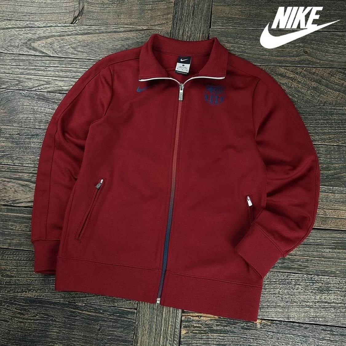 [나이키] FC 바르셀로나 축구팀 져지 트랙탑 집업 자켓 M19087 상품이미지1