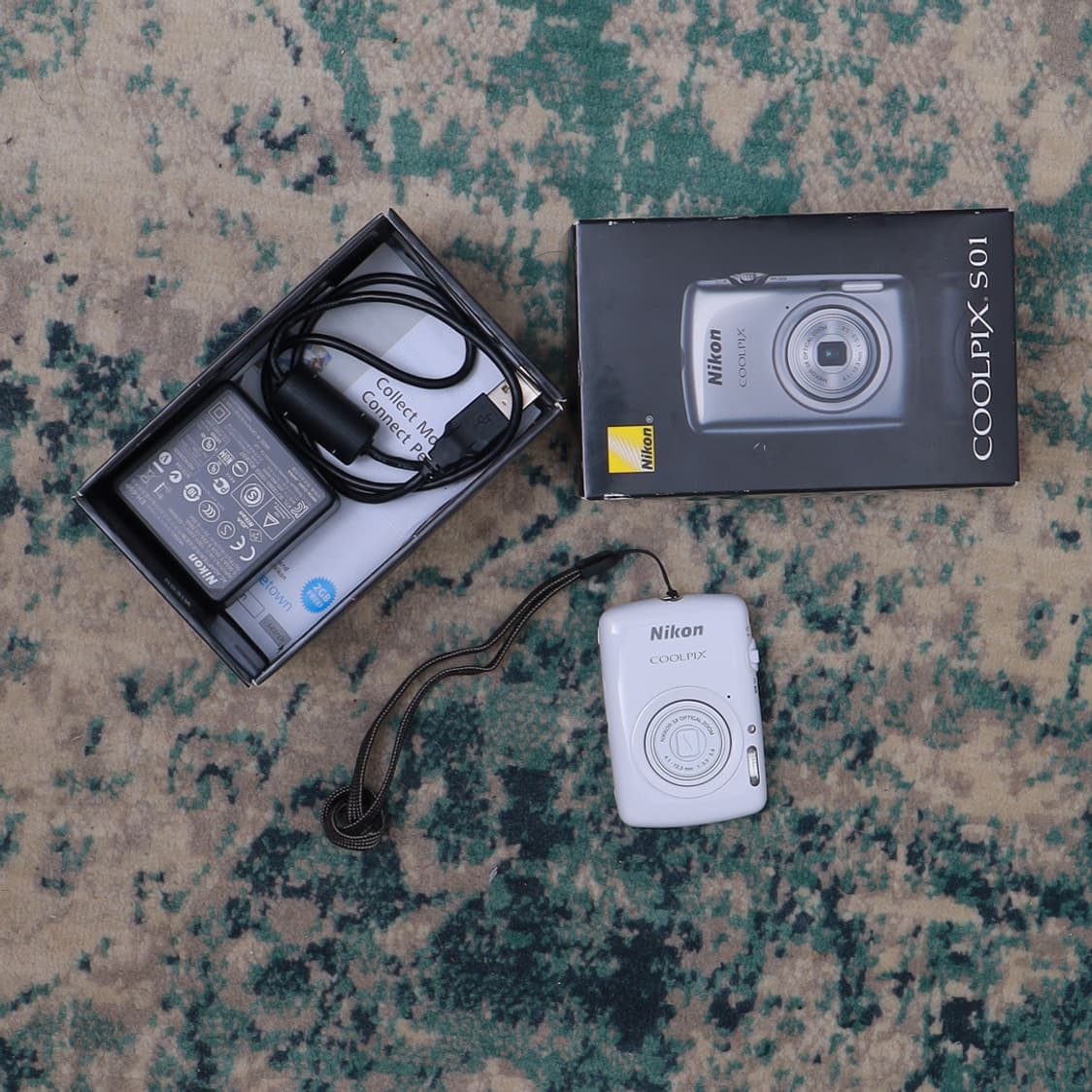 Nikon 니콘 쿨픽스 S01 Coolpix S01 화이트 풀박스 상품이미지1