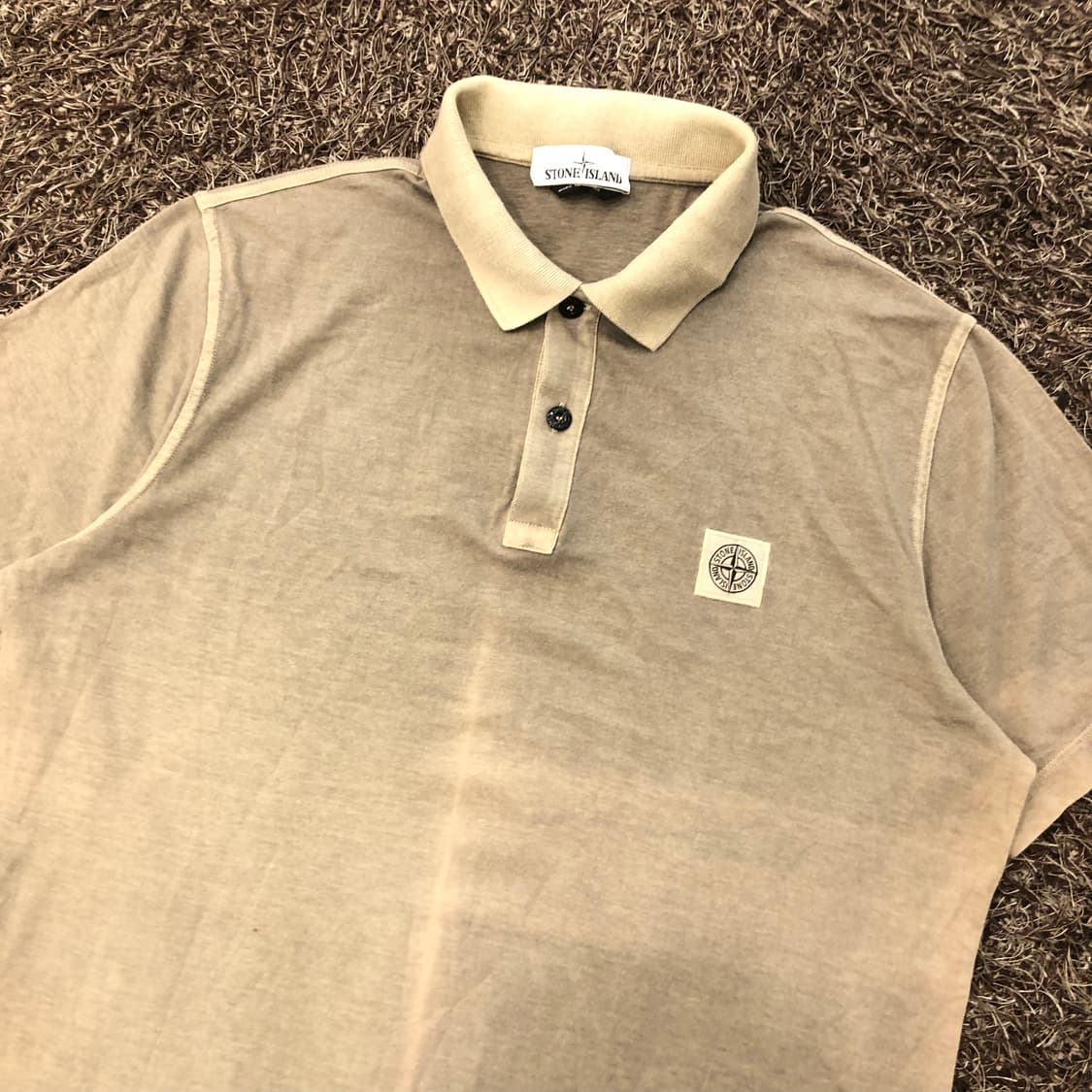 스톤아일랜드 패치 로고 카라 반팔 티셔츠 상품이미지2