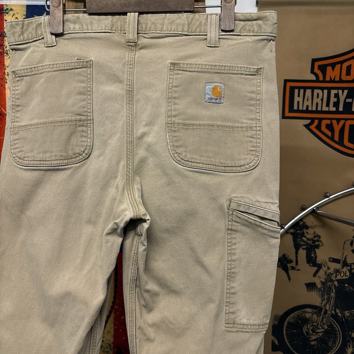 칼하트 릴렉스핏 스패너포켓 코튼캔버스 워크팬츠 N566 상품이미지6
