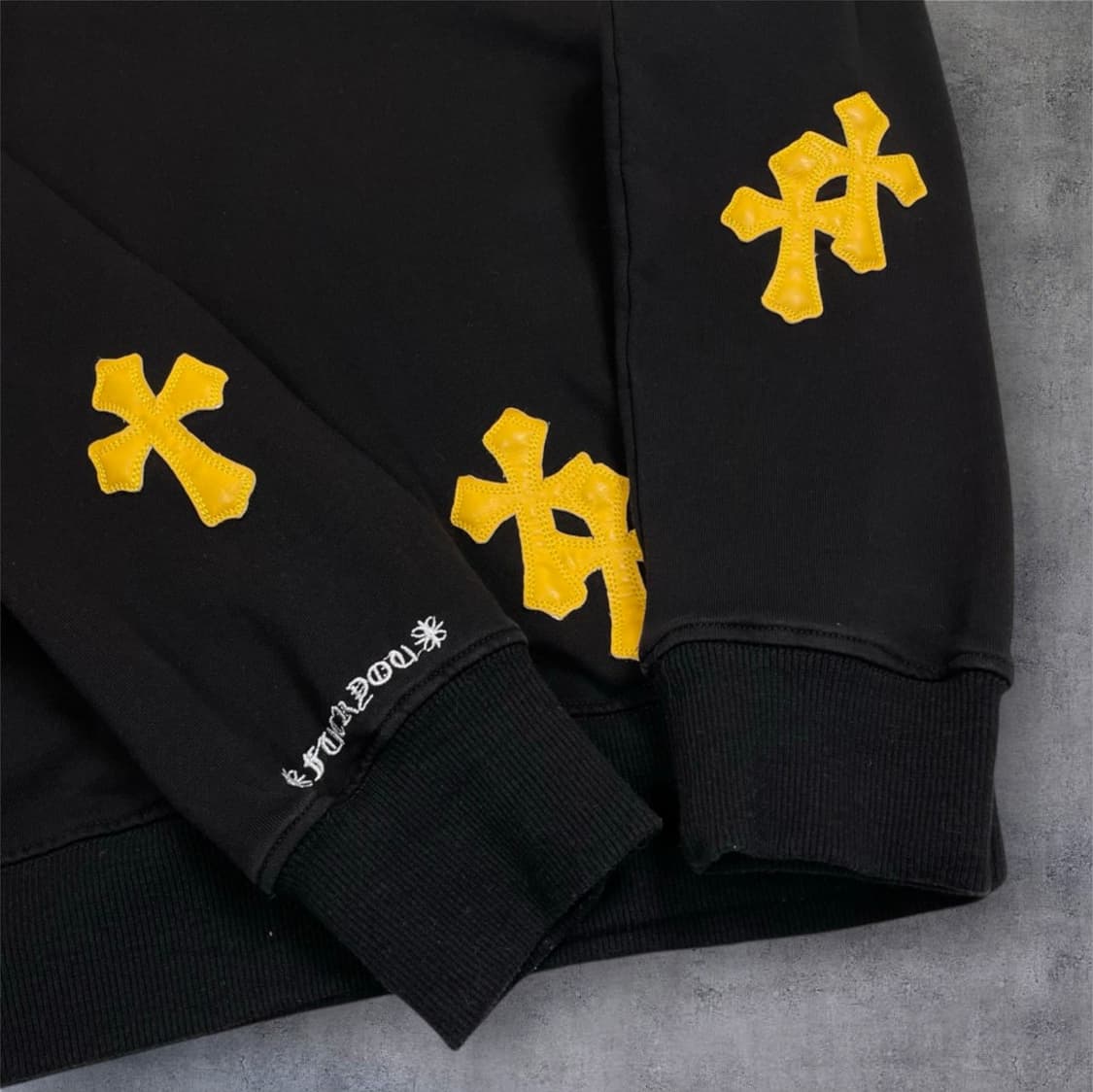 크롬하츠 레플리카 블랙 크로스 패치 맨투맨 XL 상품이미지6