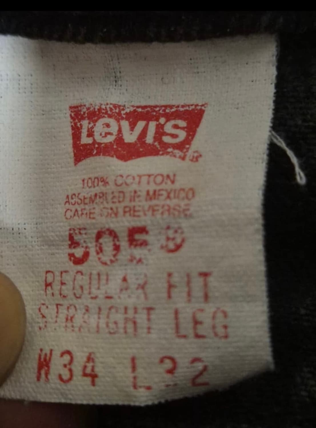 90‘s 리바이스 오렌지 탭 흑청 505 상품이미지3