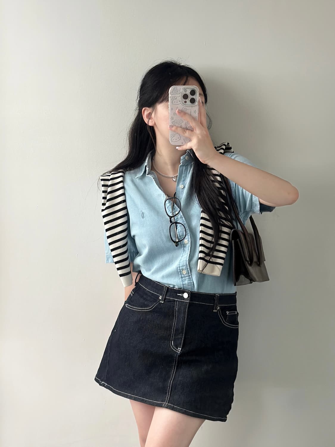 랄프로렌 멀티포니 라이트데님 반팔 셔츠  상품이미지2