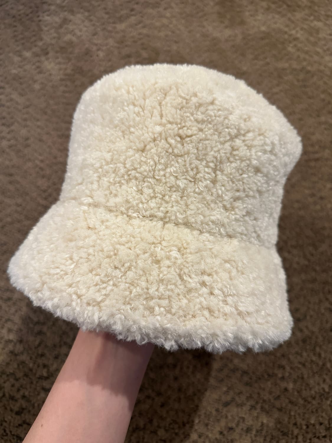 아모멘토 컬리 버킷햇 아이보리 상품이미지6