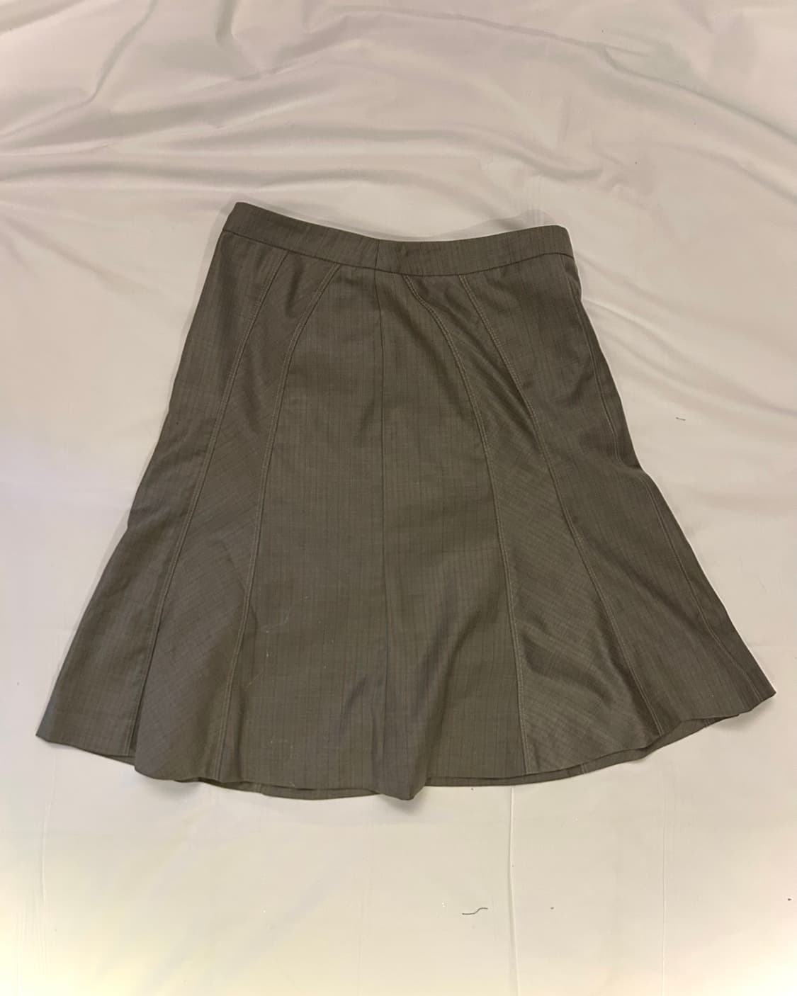 Check eyelet top&skirt 상품이미지2