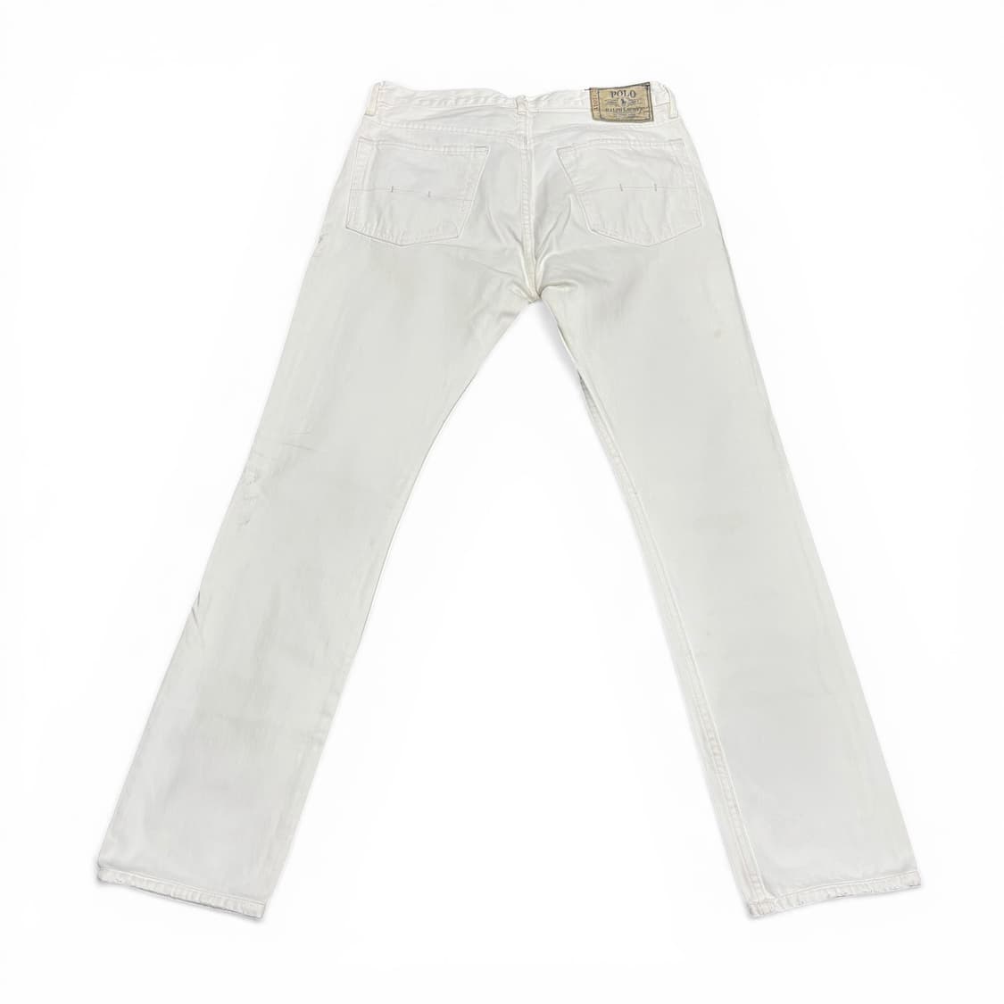 32 폴로 랄프로렌 스트레이트 화이트진 데님팬츠 상품이미지1