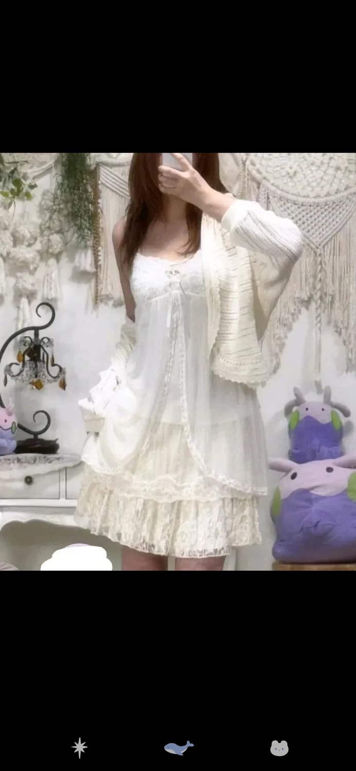 폼폼 케이프 화이트 페어리세트 상품이미지3