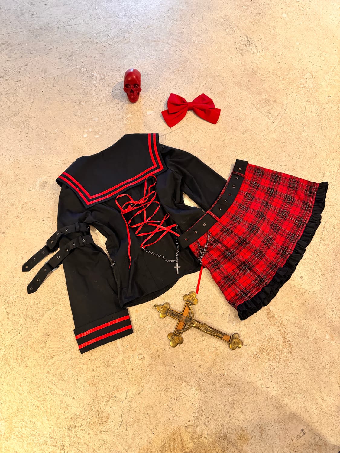 BODY LINE BLOOD STORM 펑크 셋업 상품이미지7