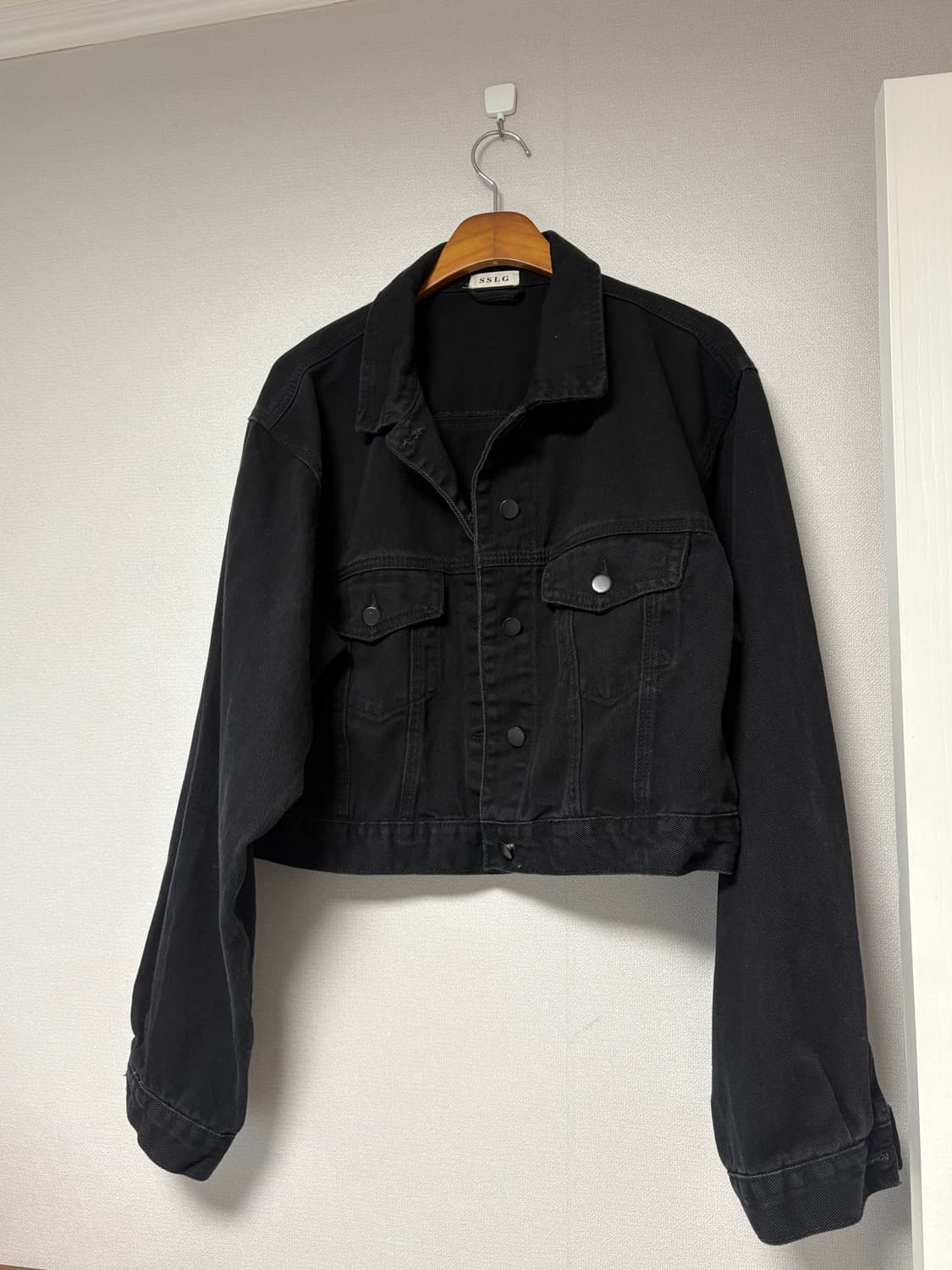 흑청자켓 블랙데님자켓 블랙자켓 청자켓 상품이미지1