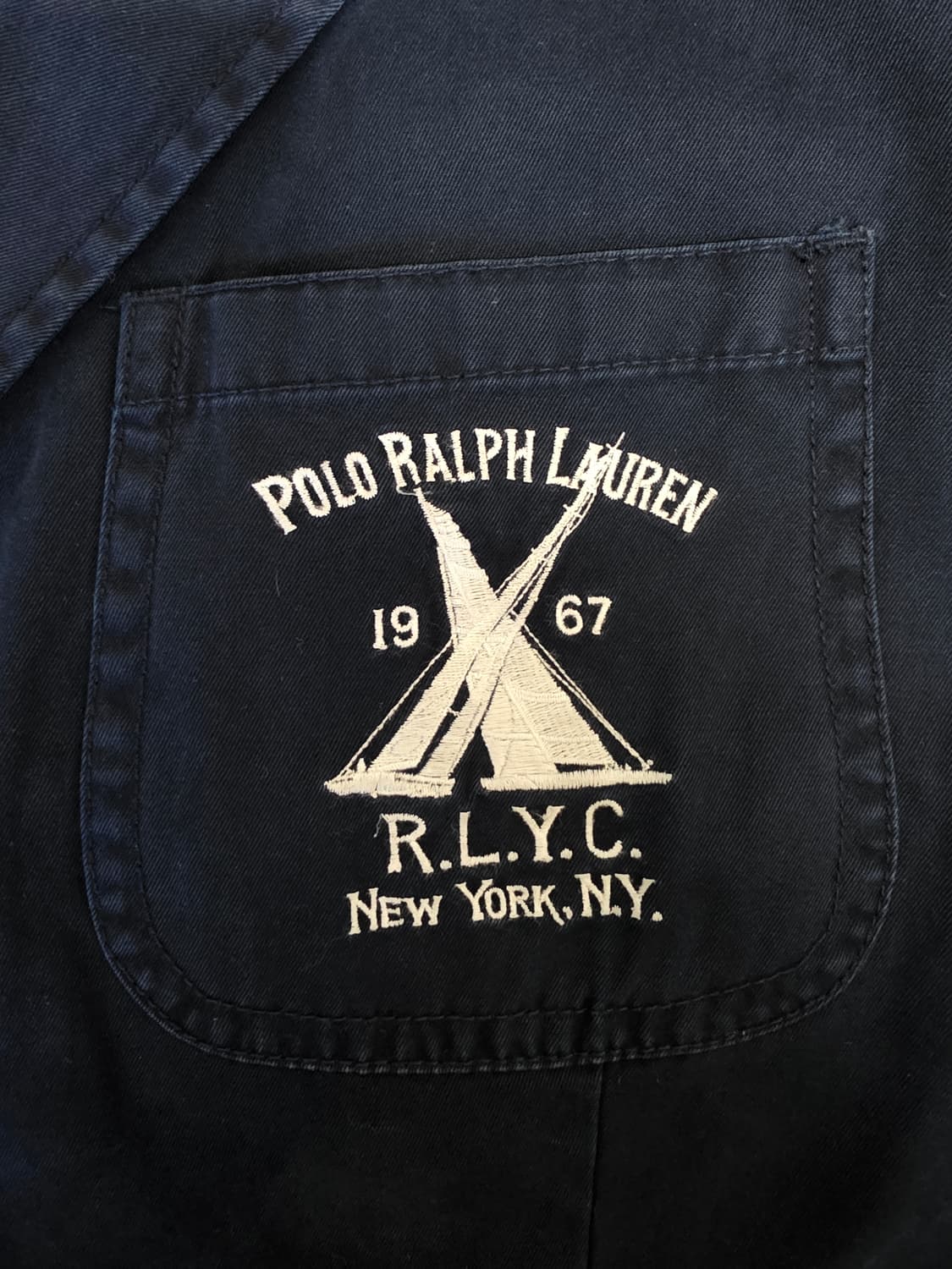 폴로 돛단배 코튼 블레이져 XXL (실측 기준 XL) 상품이미지5