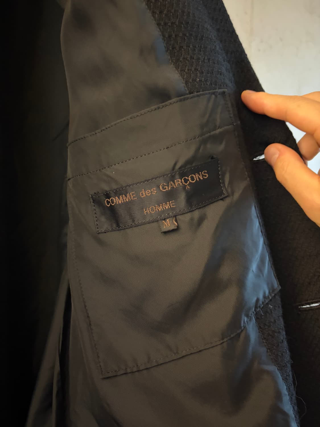 꼼데가르송 자켓 페이크 카라 울 자켓 상품이미지6