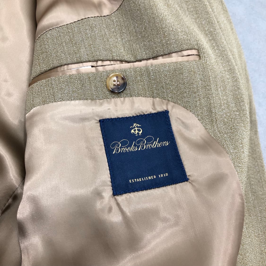 브룩스브라더스 로로피아나 벨벳카라 탑코트 이태리 체스터필드 44L 상품이미지6