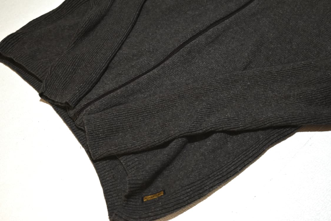 Armani jeans 2001 rib knit zip 상품이미지3