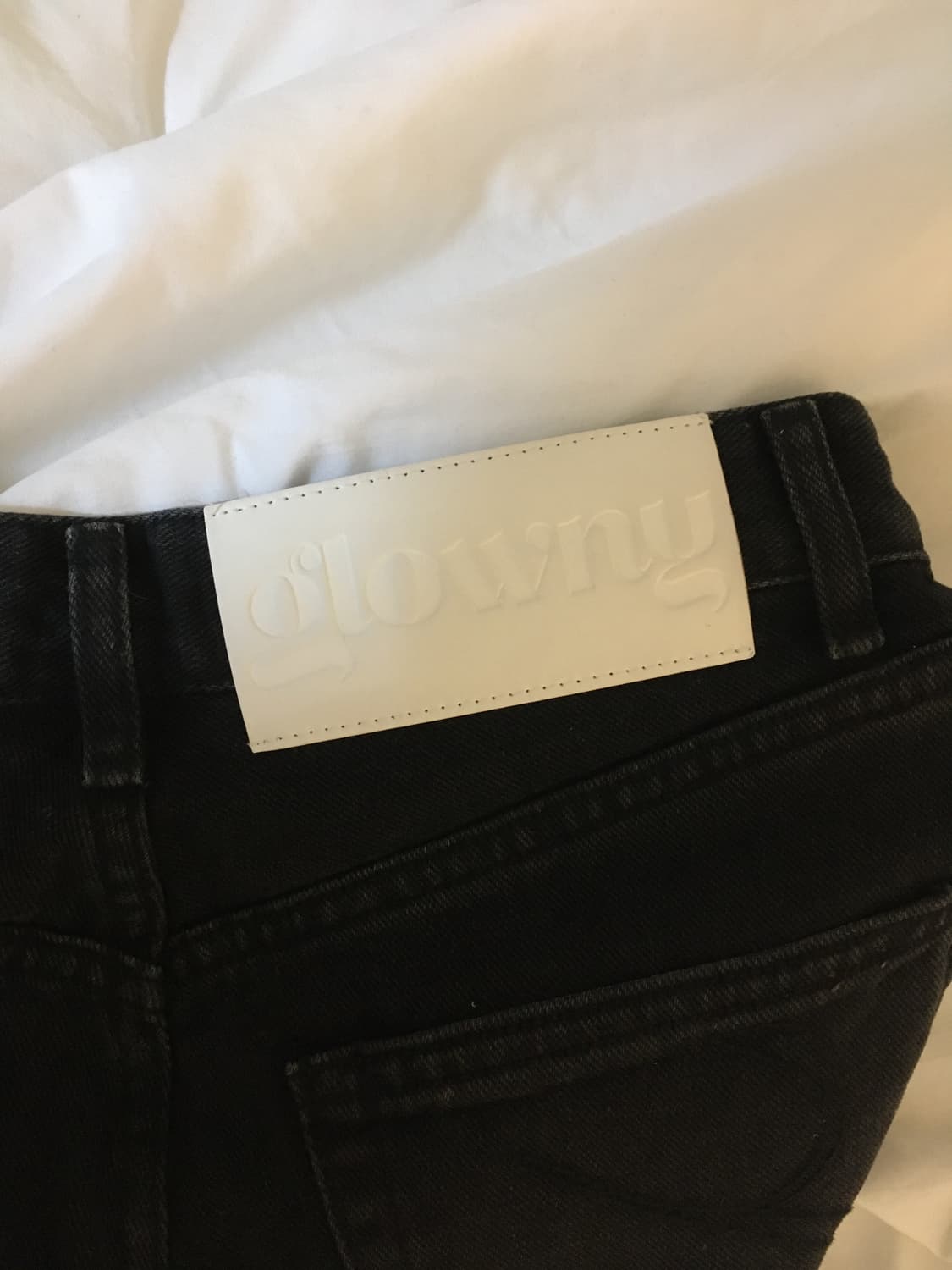 글로니 제인진 glowny jane jeans 블랙 XS 상품이미지4