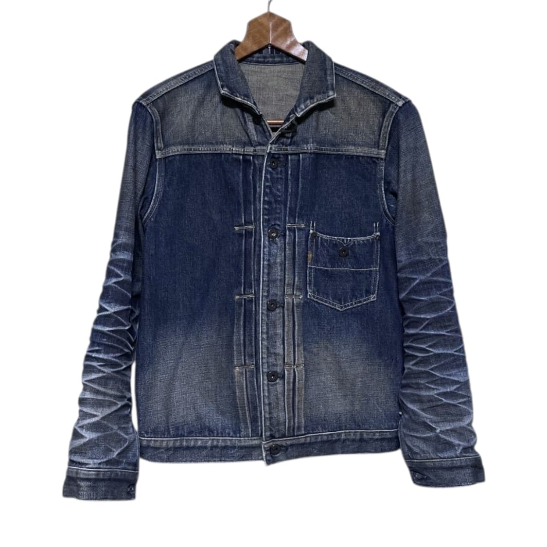 올드조 빈티지 페이딩 1타입 데님 자켓 상품이미지1