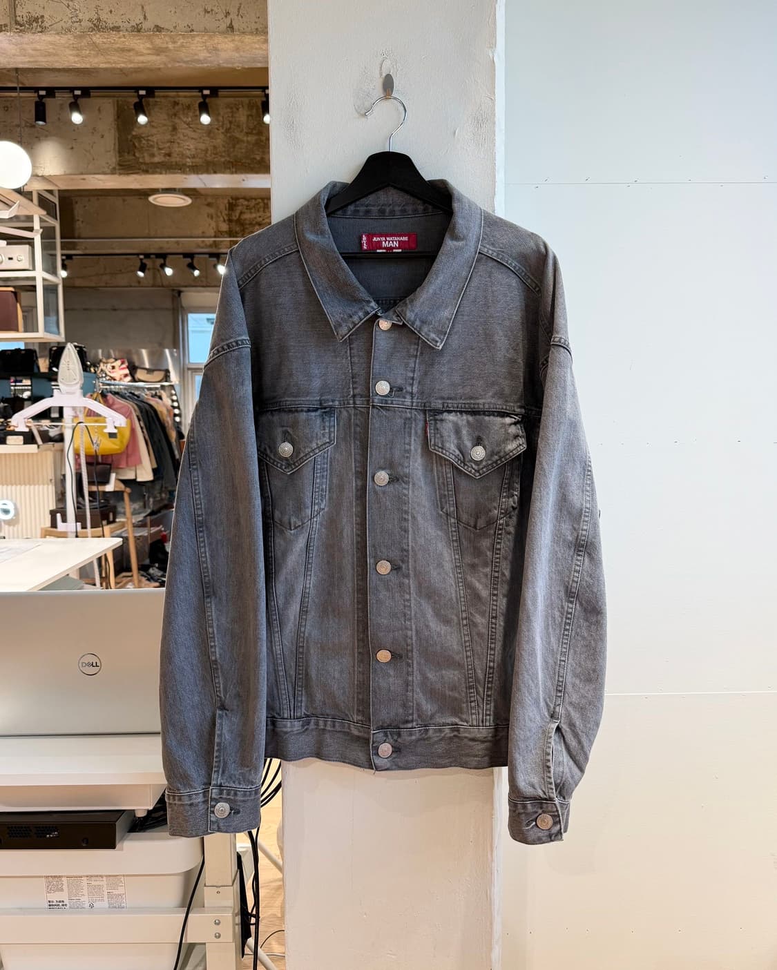 준야 와타나베 맨 x 리바이스 AD2024 그레이 데님 자켓  상품이미지1