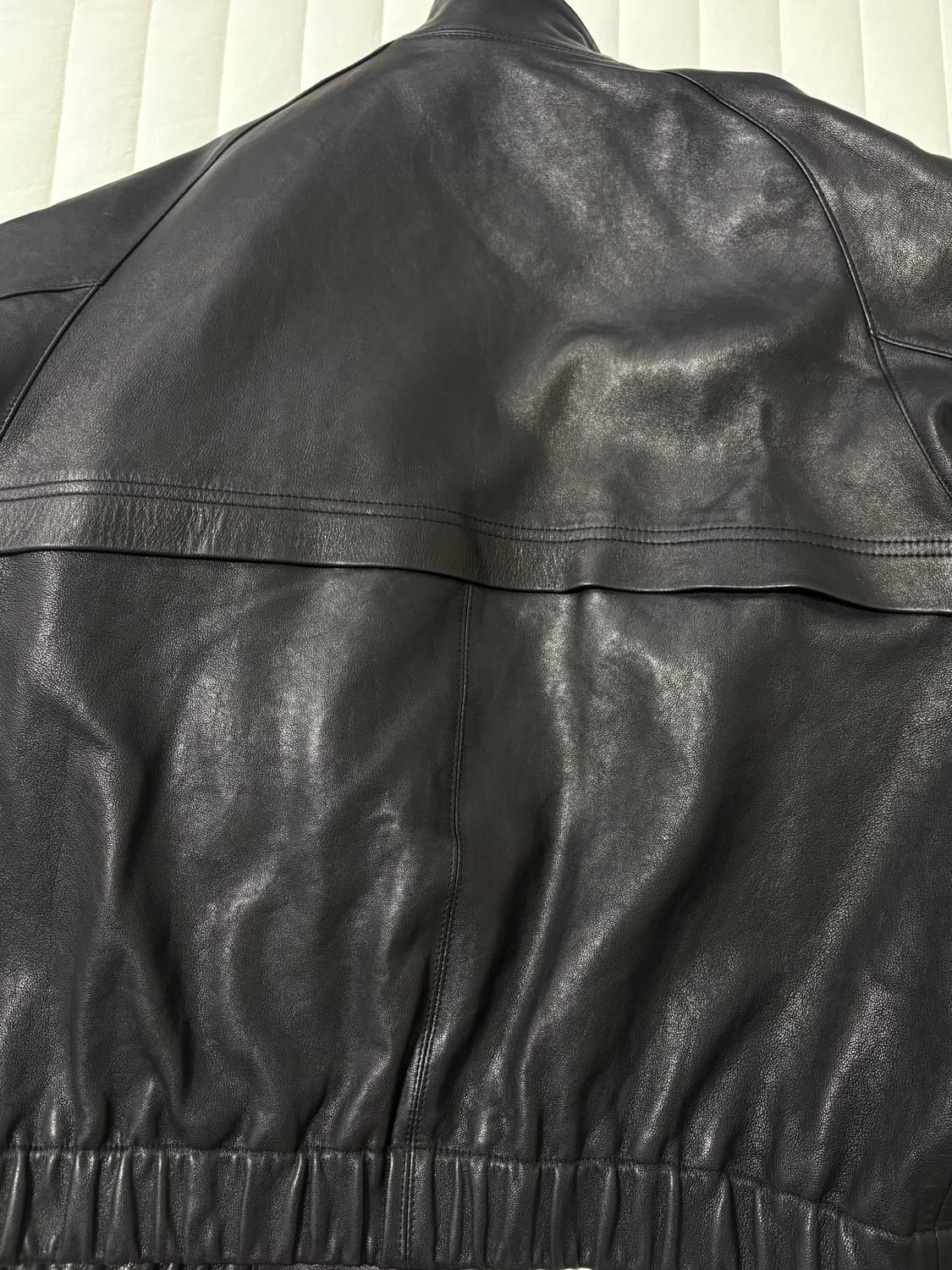 닐바이피 레더 블루종자켓 34사이즈 상품이미지7